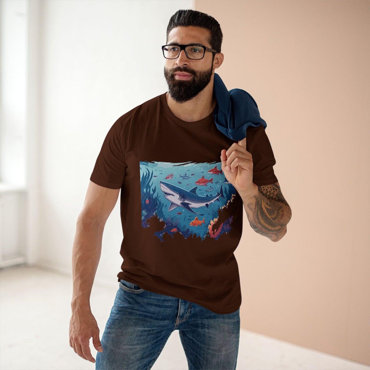 Ocean Shirt Ocean Pacific OP6 Unisex Premium Cotton Tee With Original Art By Retro2Nova