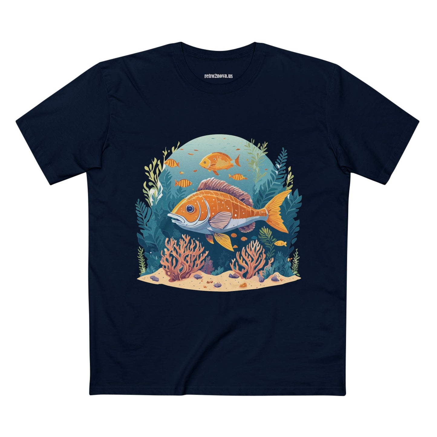 Ocean Pacific Unisex Premium Cotton Tee With Original Art Design OP 23 Retro2Nova