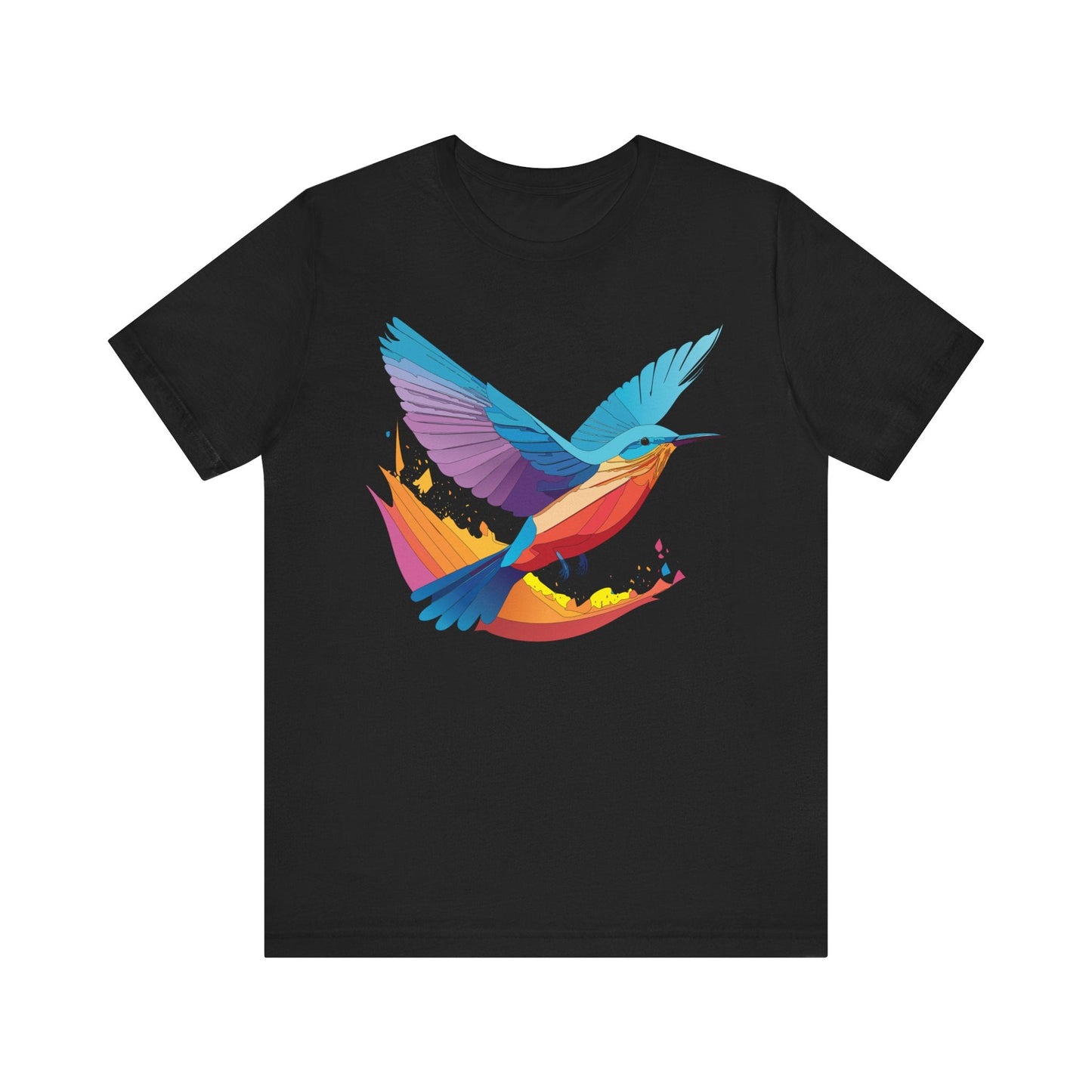 Unisex Animal Shirt Art Design Tee With Wild Animals Print Soft Comfortable Short Sleeve Tee