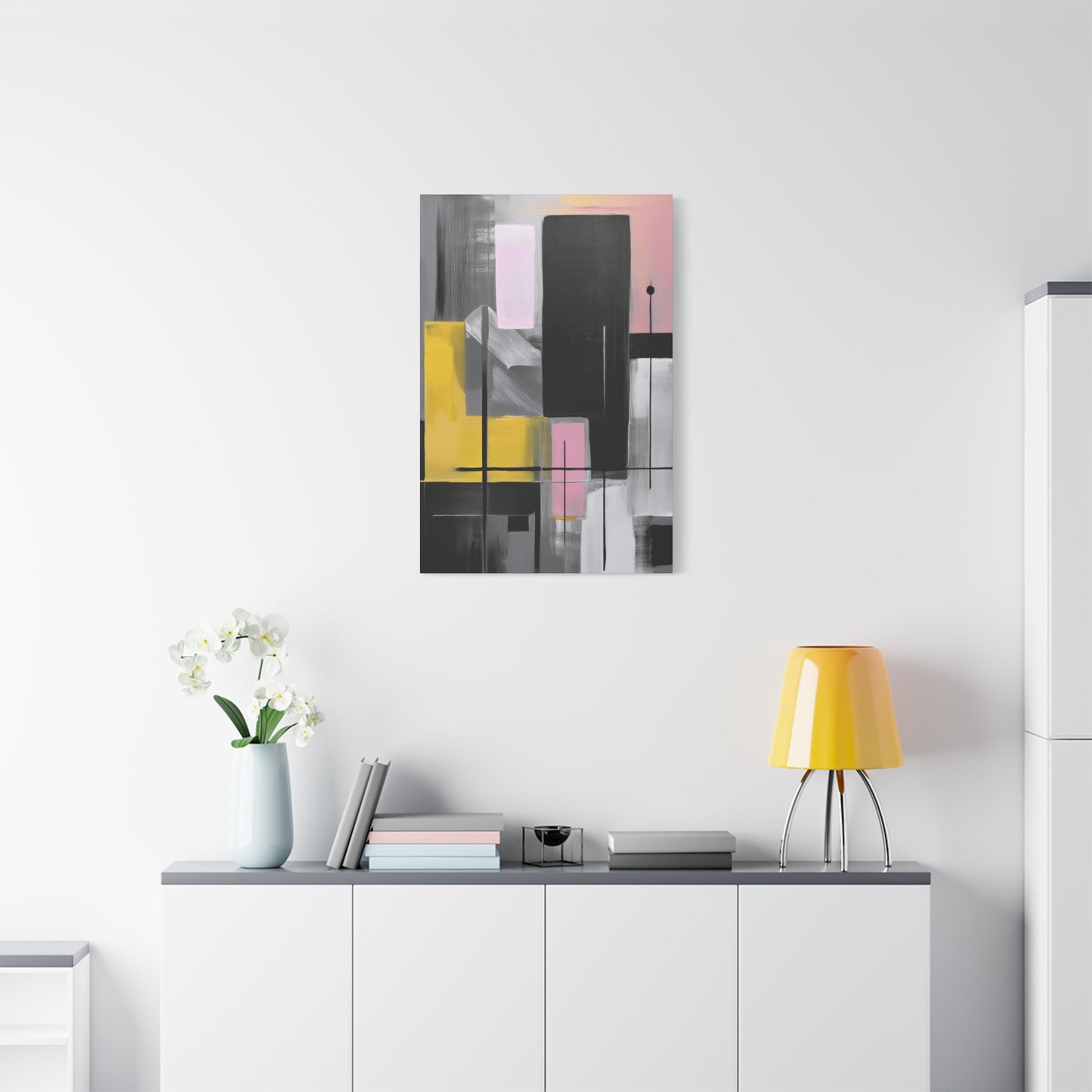 Abstract Geometric Painting Print Canvas 20x24,20x30,24x30 24x32,24x36,30x40 32x48,36x48,40x60 Pine-Wood Inner Frame ABS-39