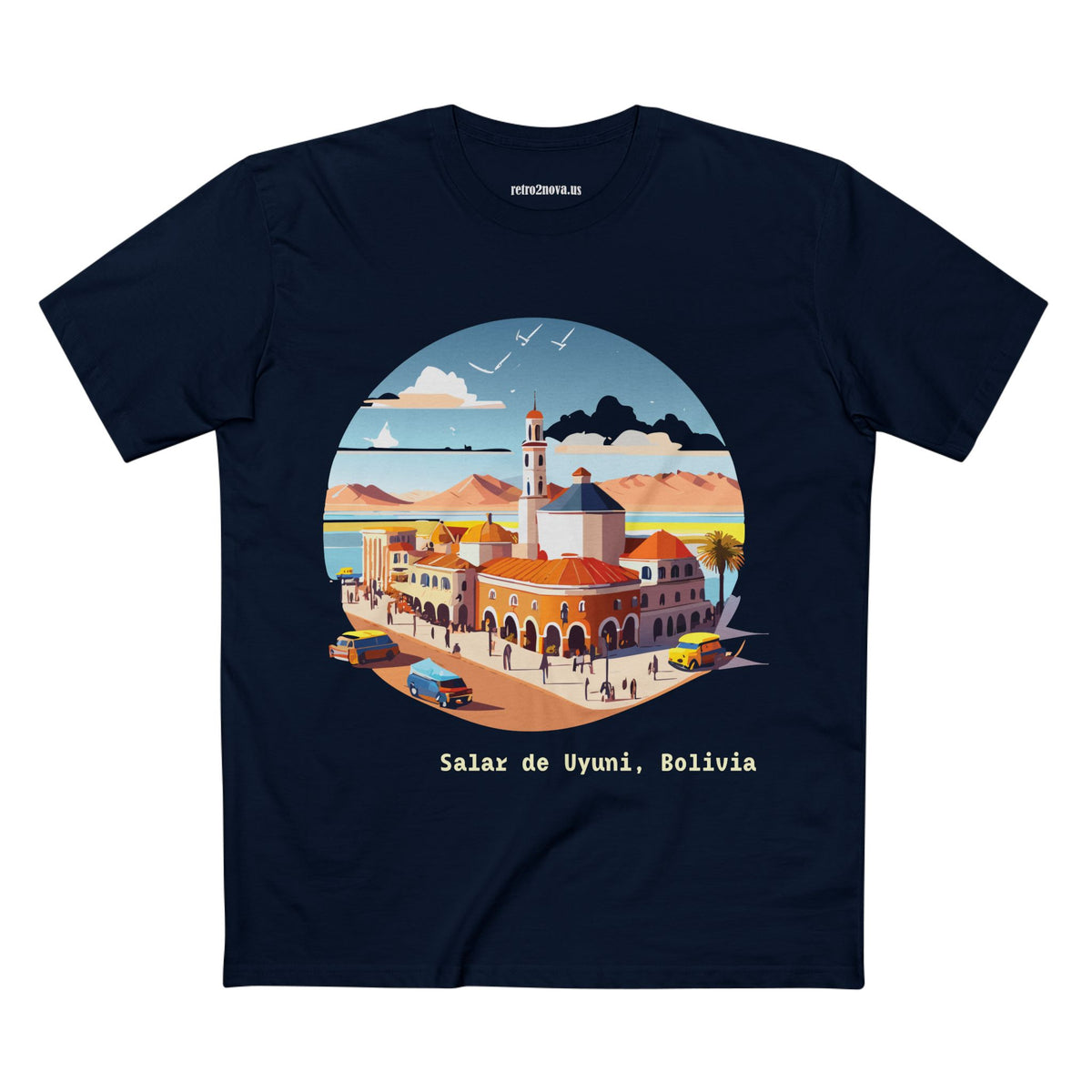 Salar de Uyuni Bolivia landscape T-Shirt | Salt Flats travel tee