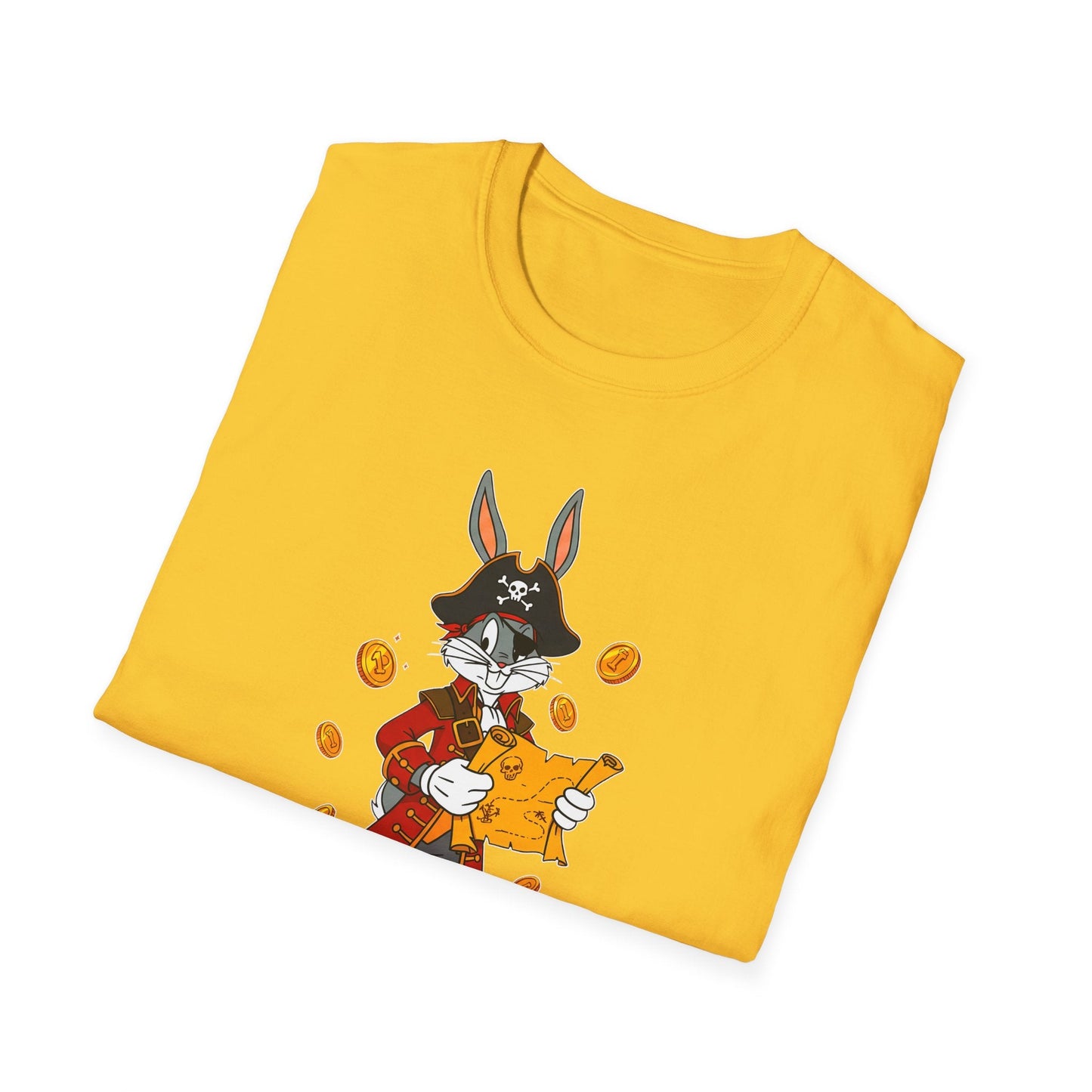 Cartoon Bunny Graphic Unisex Cotton Animal Animation Artwork Design Tee 30