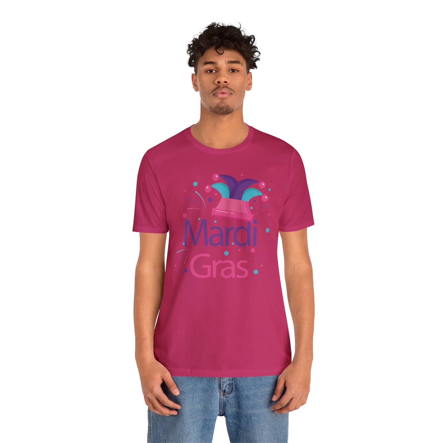 Unisex Cotton Tee Shirt for Mardi Gras