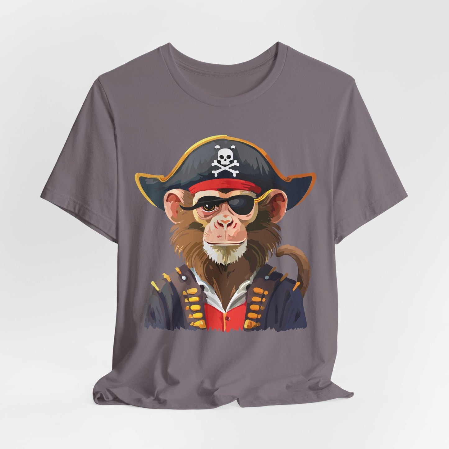 Unisex Animal Design Tee Shirt With Wild Animals Art Print Gildan Softstyle 64000