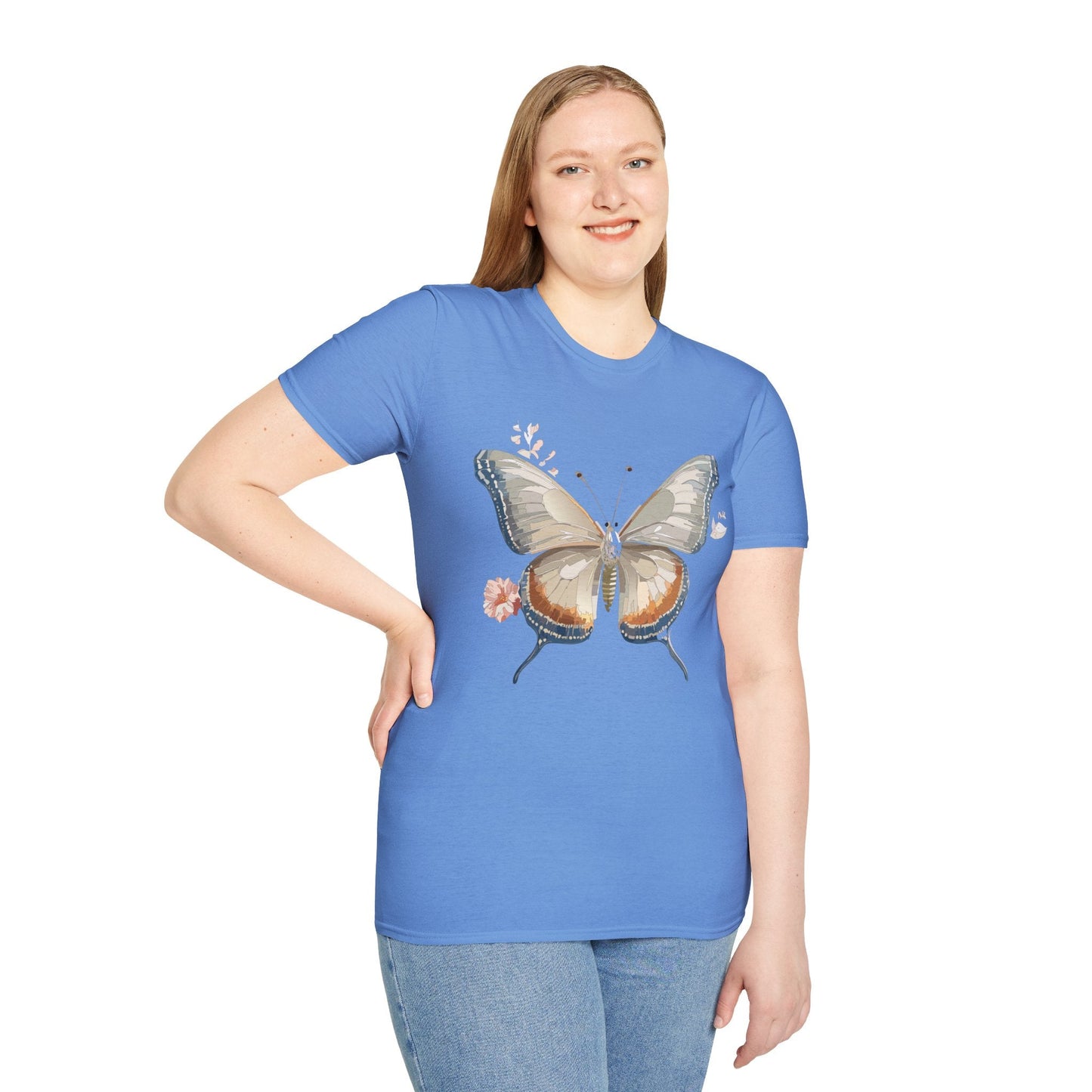 Butterfly Shirt Unisex Softstyle T Shirt Gildan 64000 Monarch Butterfly Tee Everyday Comfort
