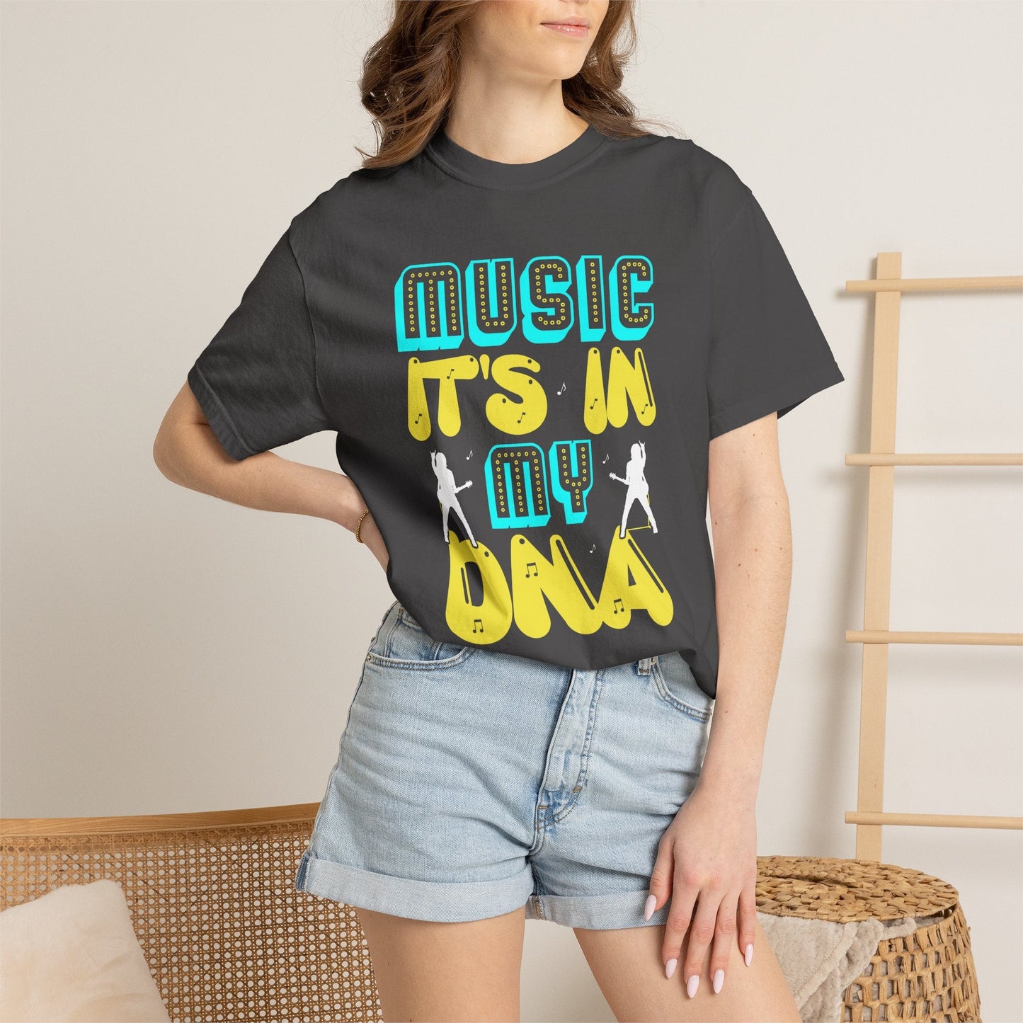 Music Graphic Design Unisex Cotton T-shirt 074