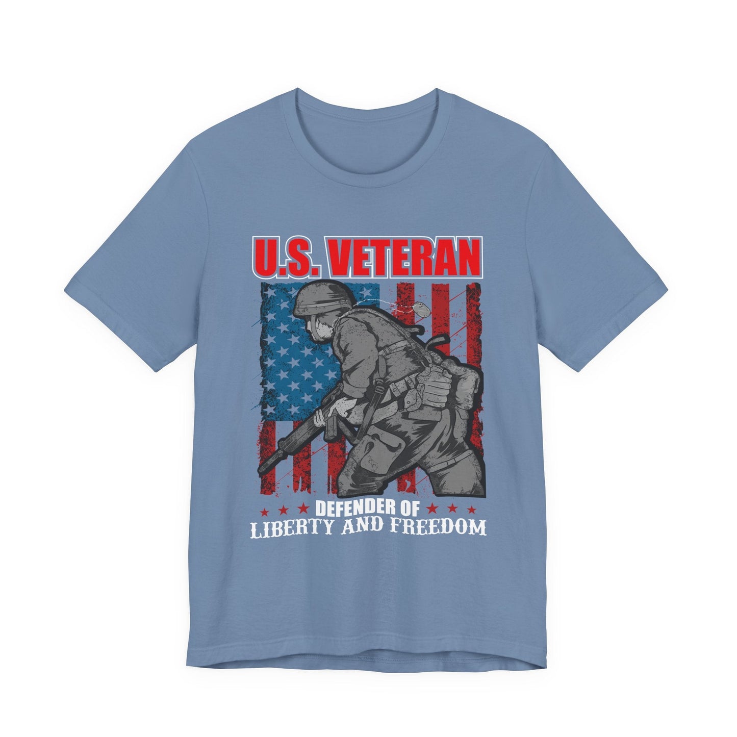 Army Veteran Patriotic Graphic Design Unisex Cotton T-Shirt v31