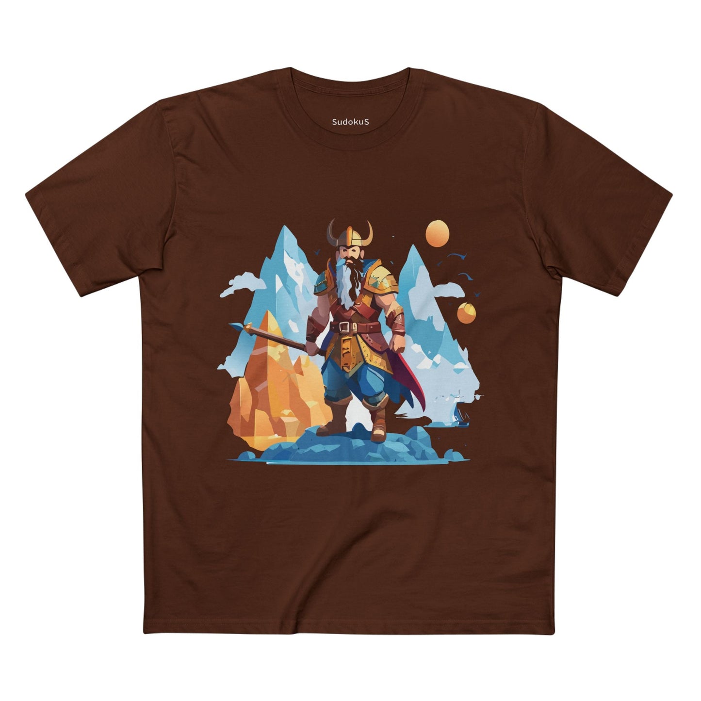Viking Graphic Unisex 100 Cotton Staple Tee 5