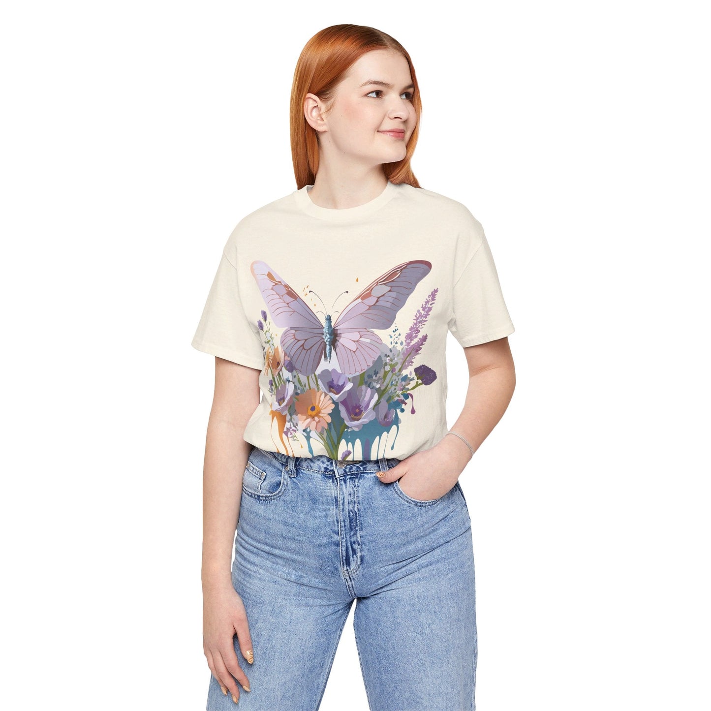Butterfly Graphic Tee Unisex Adelpha Vintage Inspired Jersey