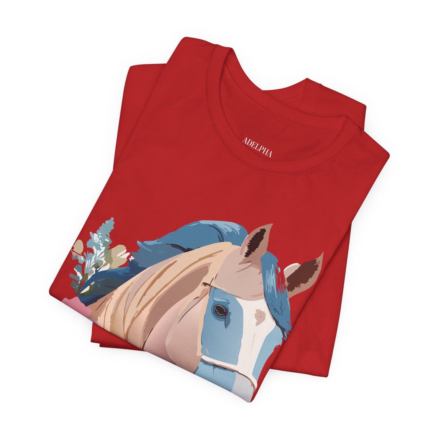 Horse Graphic Unisex 100 Cotton Vintage Animal Art T-Shirt 12