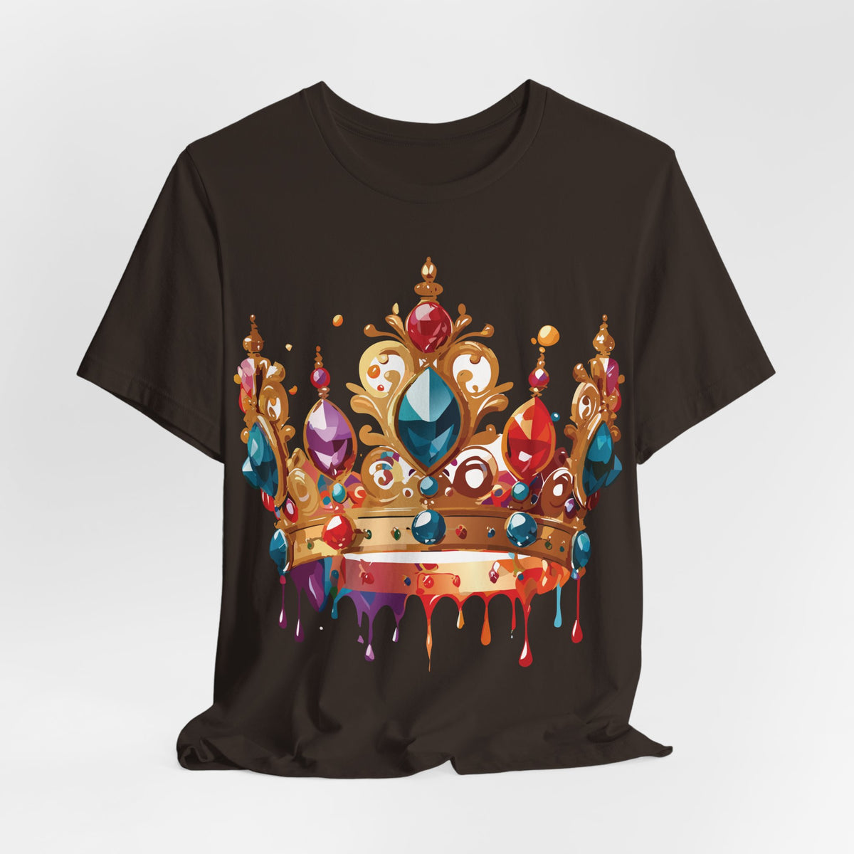 Crown Graphic Unisex Cotton Bella+Canvas Tee with Art Design m20