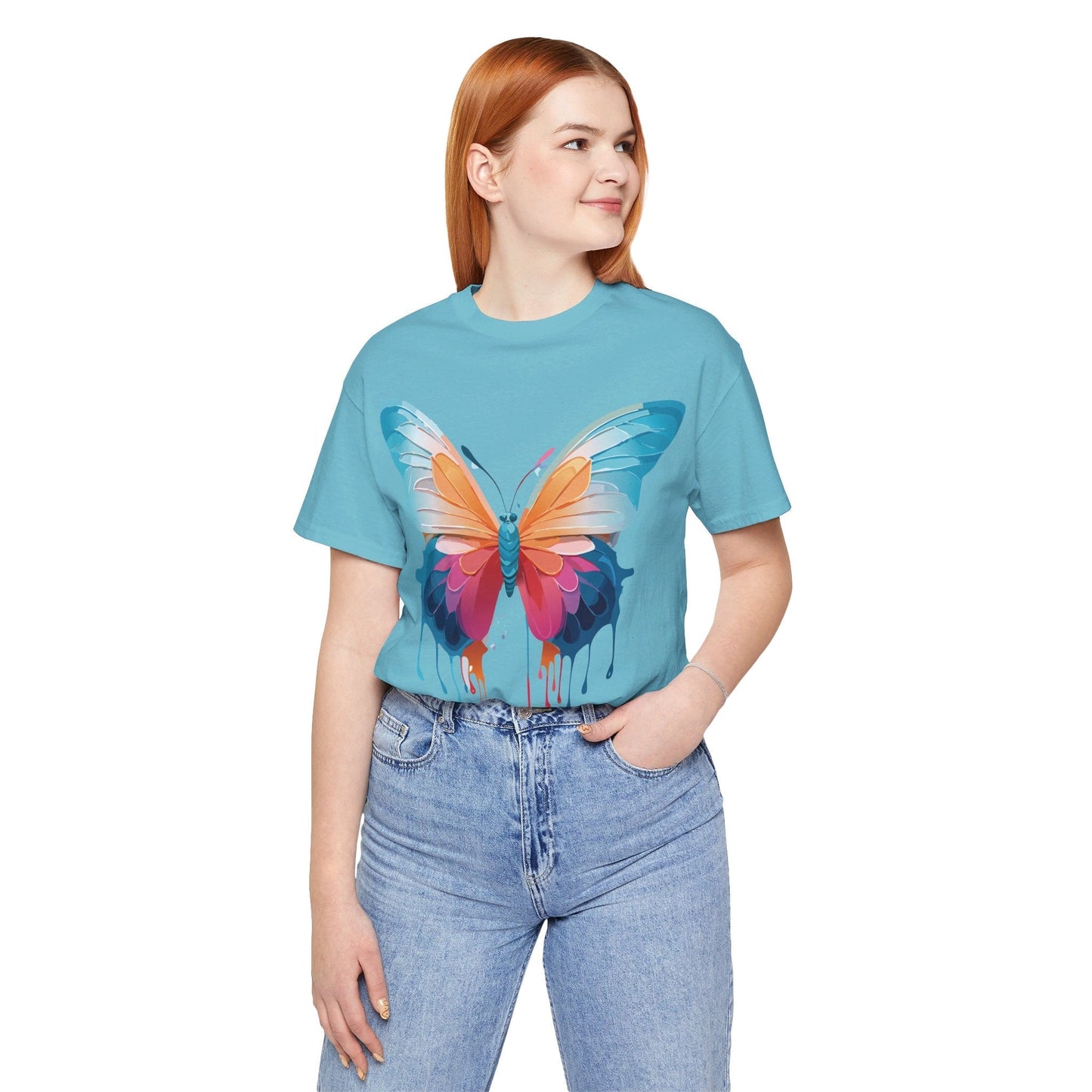 Butterfly Graphic T Shirt Unisex Adelpha Art Design Vintage Inspired Shirt