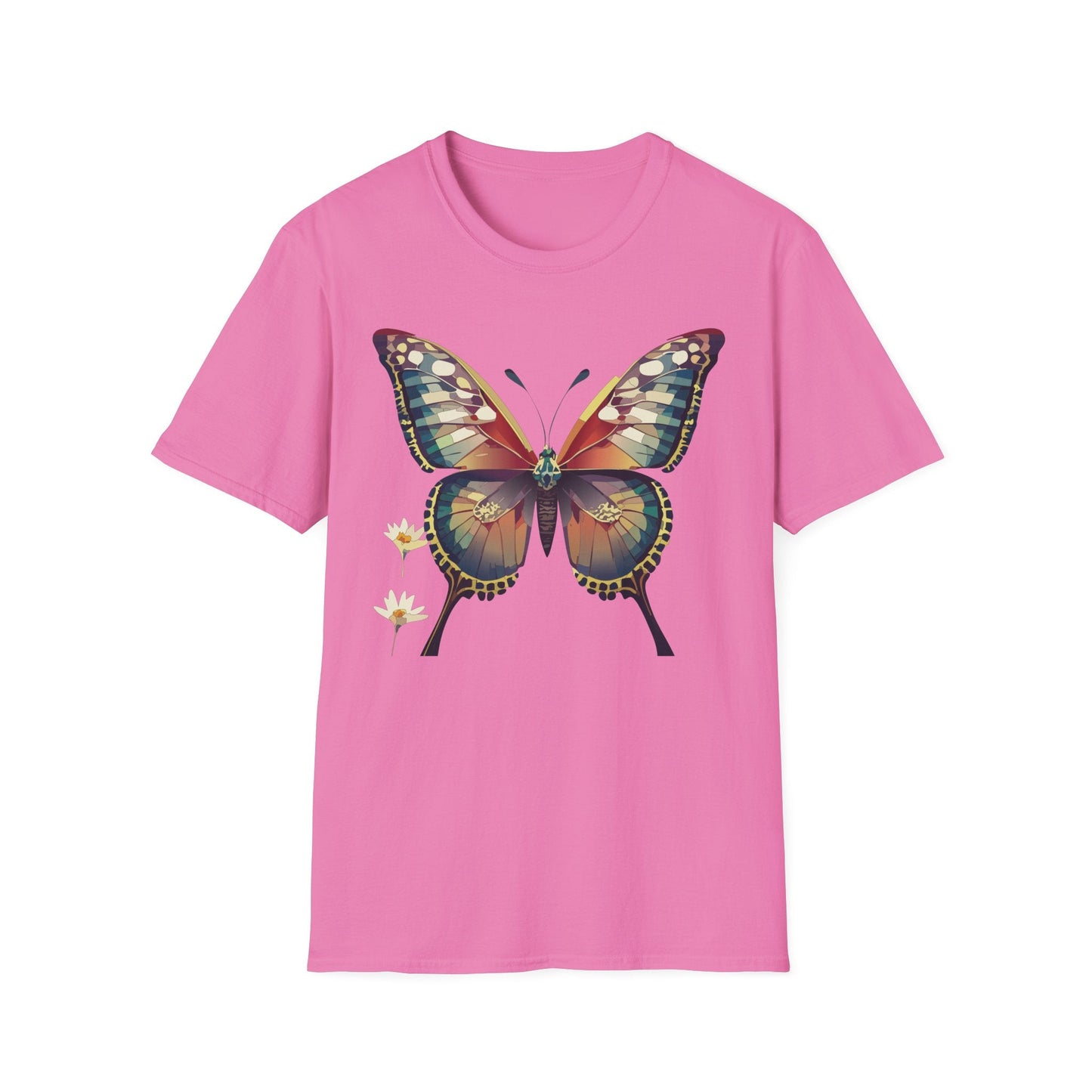 Unisex Butterfly Monarch Shirt Softstyle Tee Gildan 64000 Short Sleeve For Everyday Comfort