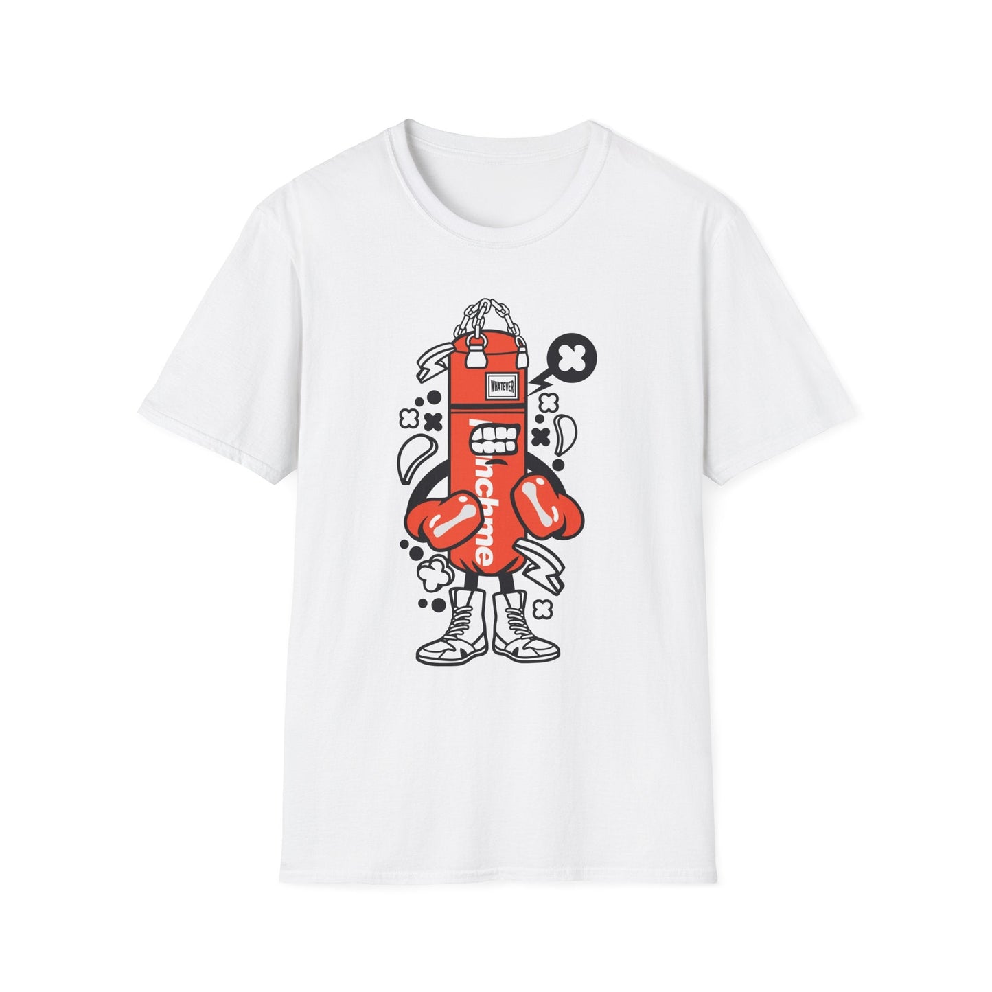 Cartoon Tee Shirt Unisex Animation Graphic Tee Funny Tee Cotton Softstyle 64000 Gildan
