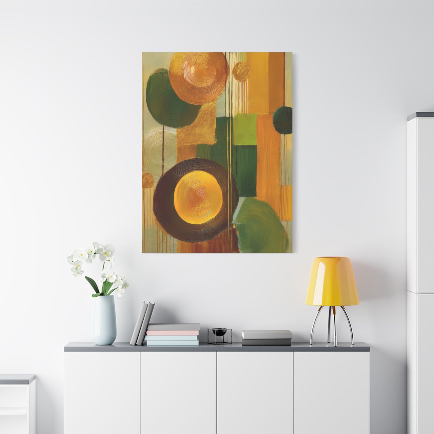 Abstract Geometric Painting Print Canvas 20x24,20x30,24x30 24x32,24x36,30x40 32x48,36x48,40x60 Pine-Wood Inner Frame ABS-58