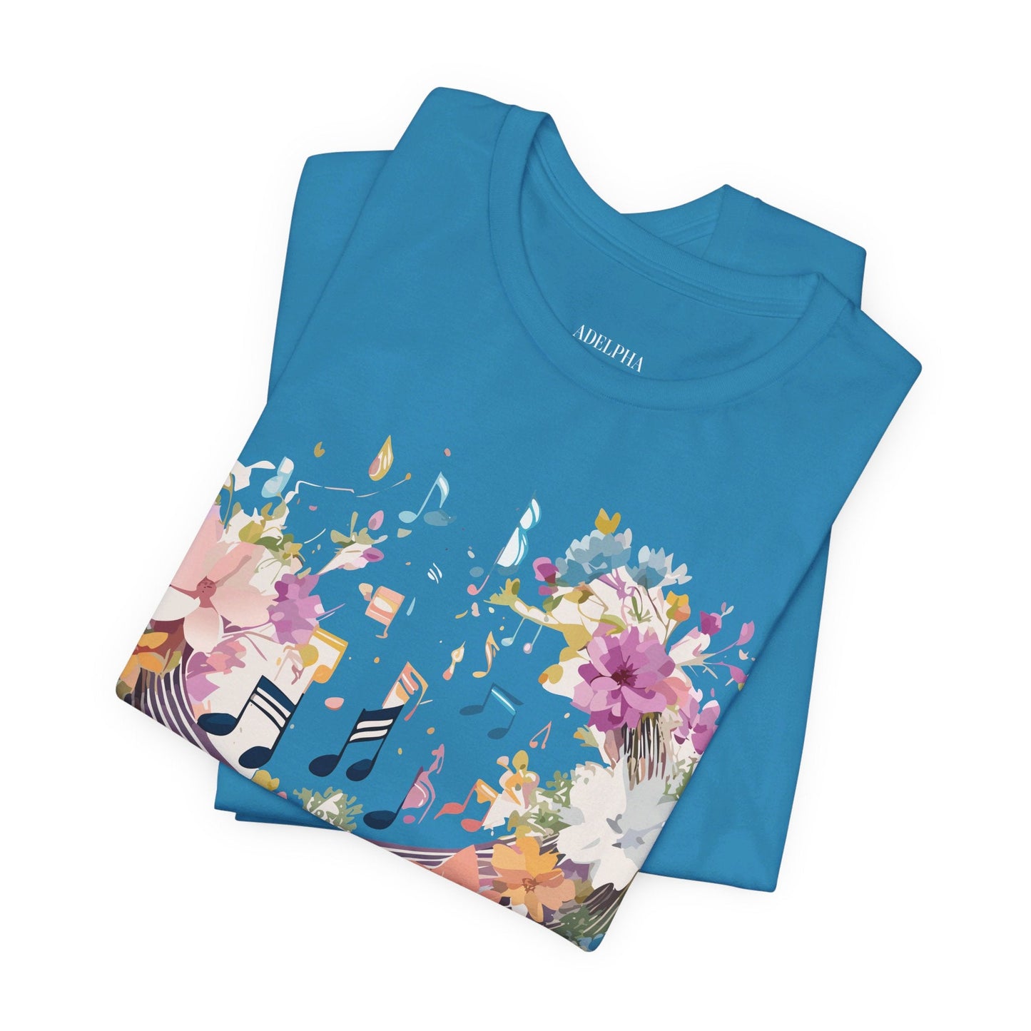 Adelpha Music T Shirt Unisex Graphic Tee With Vintage Inspired Artwork Short Sleeve
