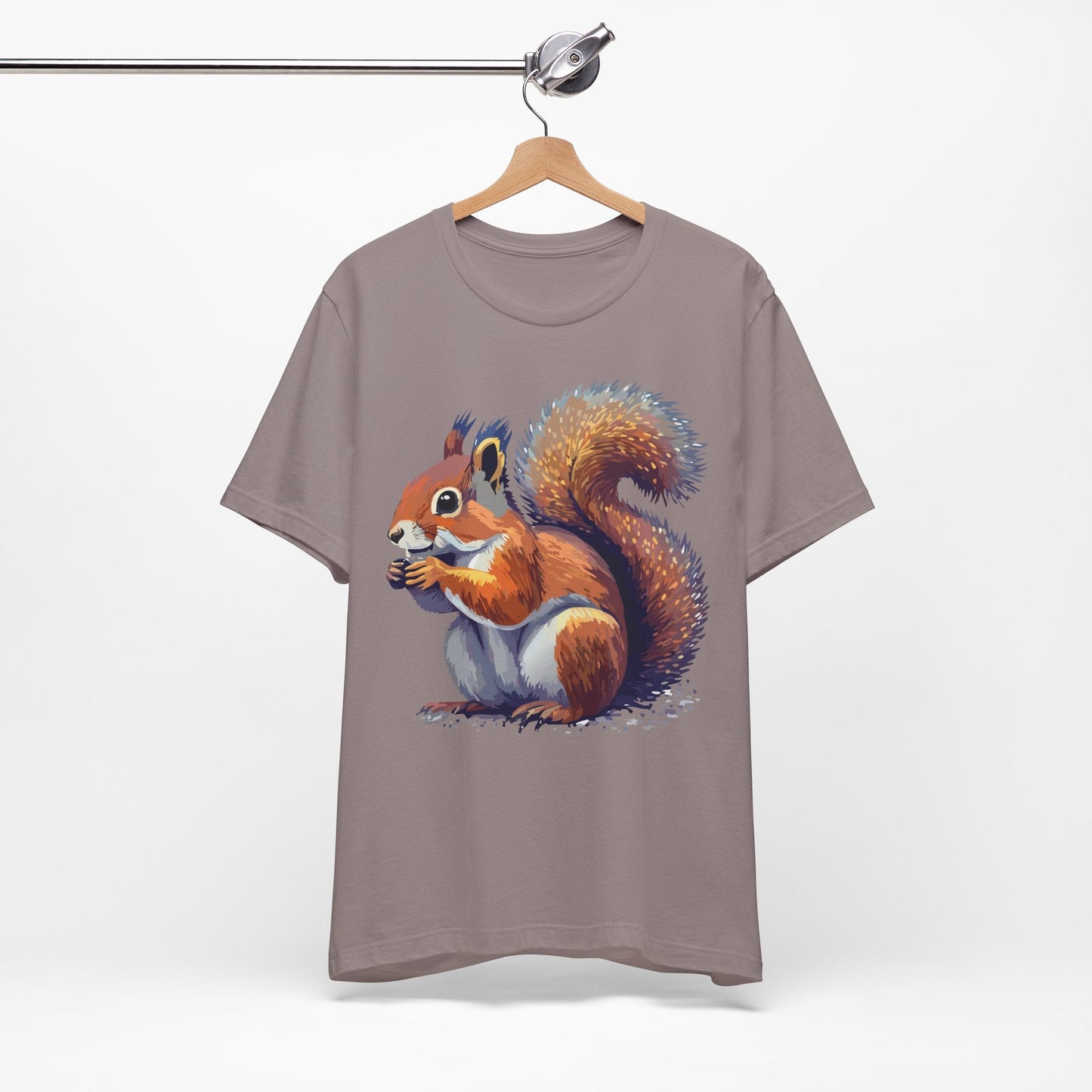Unisex Animal Print Tee Shirt With Wild Animals Artwork Gildan Softstyle 64000 Cotton