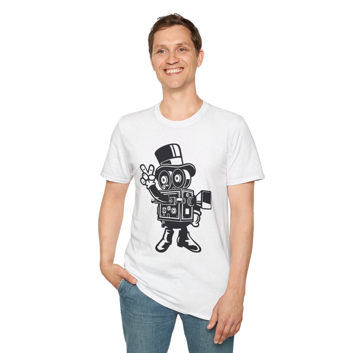 Cartoon T Shirt Animation T Shirt Funny Tee Unisex Gildan Softstyle 64000 Comfort Fit All Day