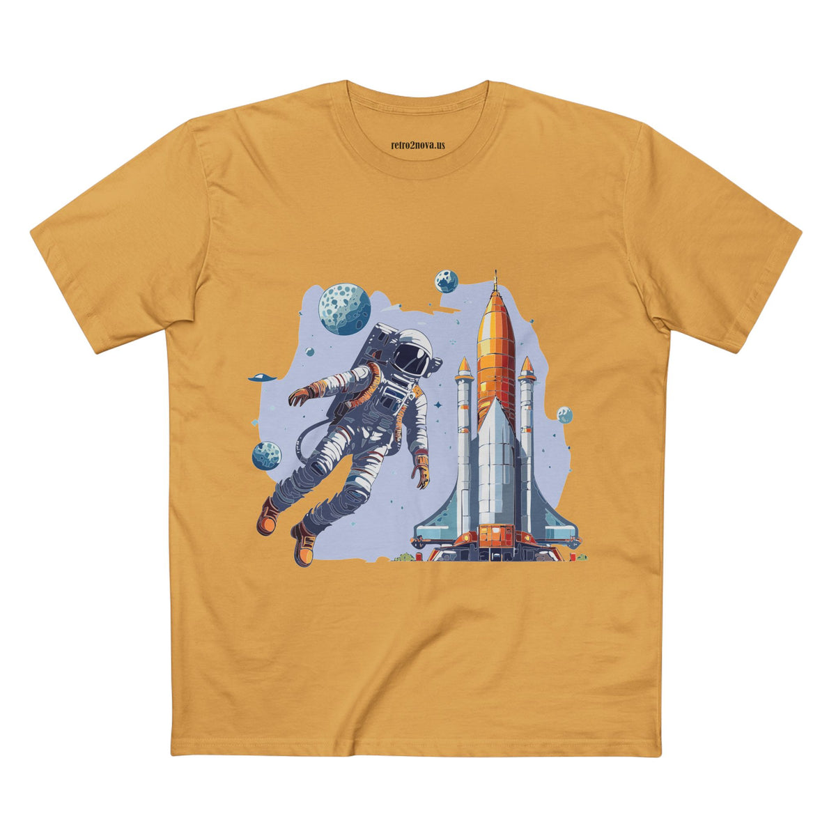 Cosmos Astronaut Graphic Tee Staple Unisex 100 Cotton Tee Shirt - CS-15