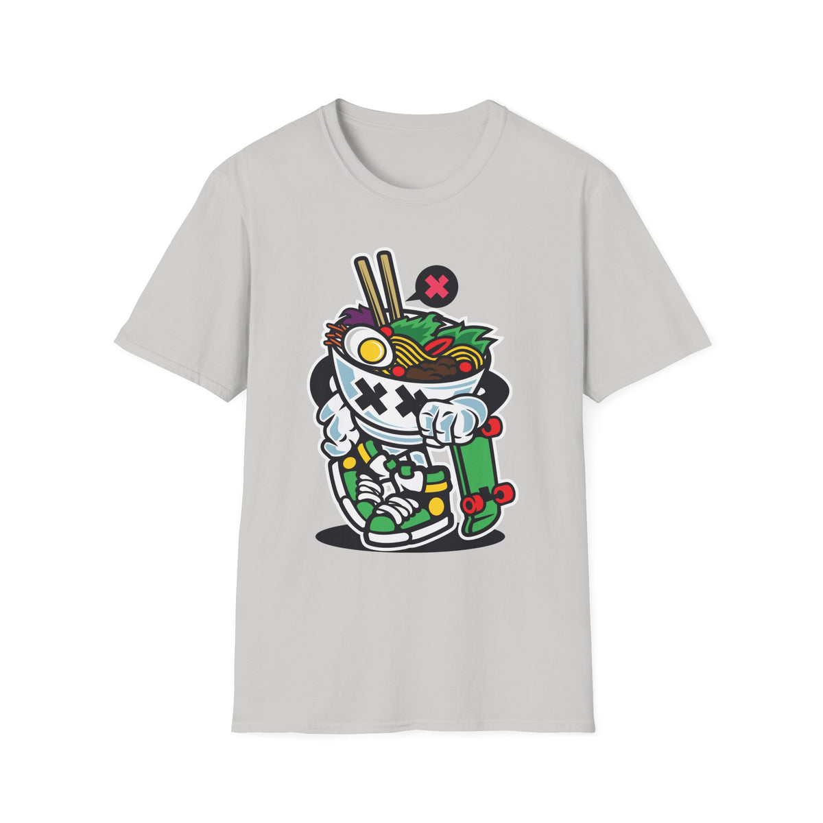 Unisex Cotton T-Shirt with Cartoon Graphic Design