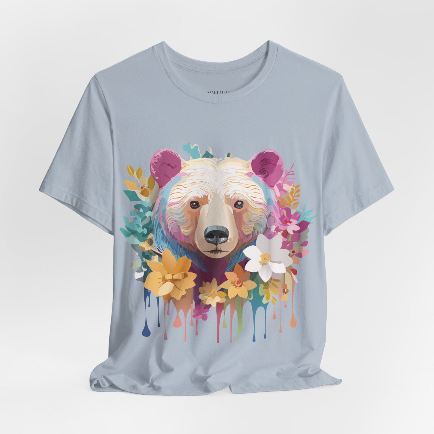 Adelpha Bear Graphic Tee Unisex Short Sleeve Shirt Art Design