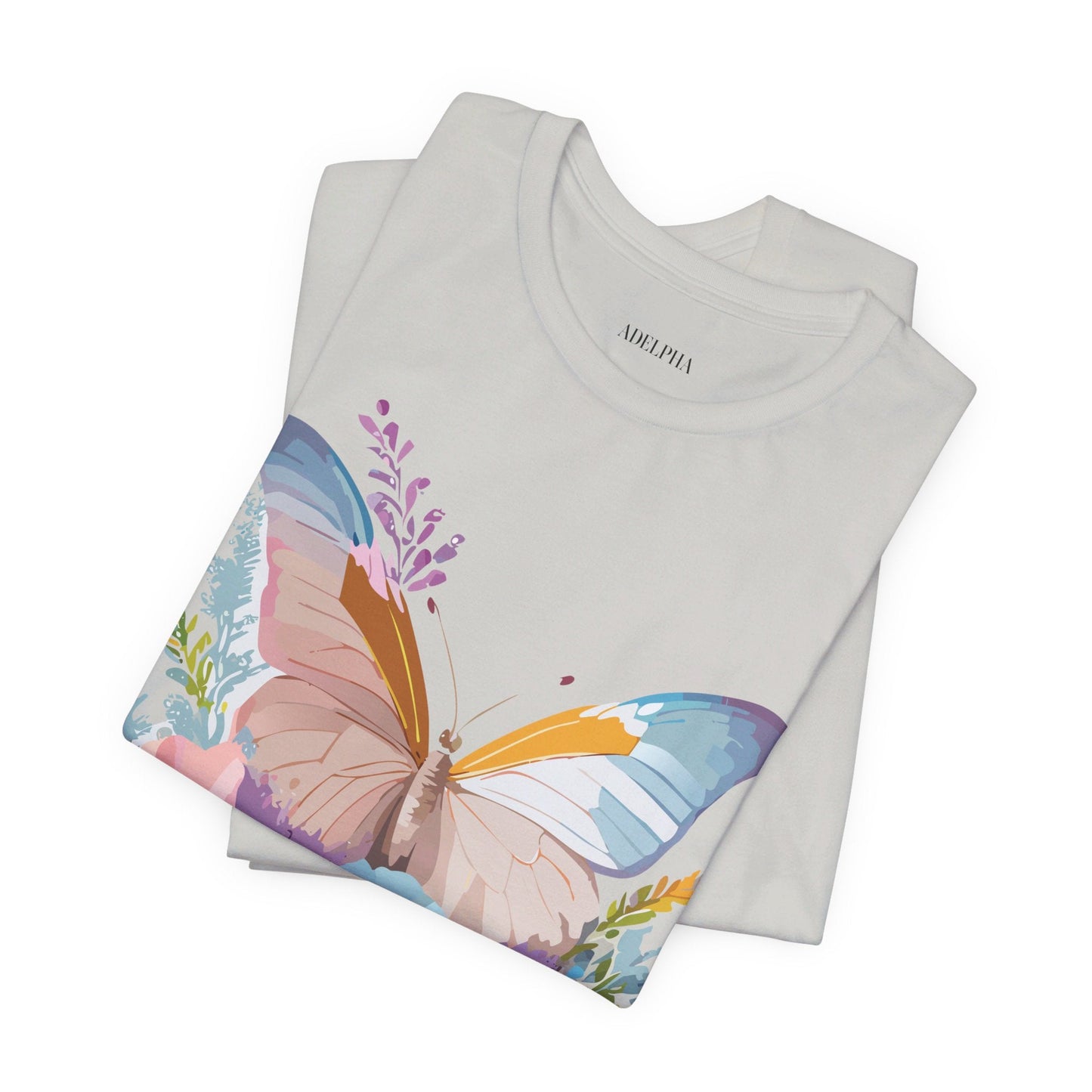 Butterfly Graphic Tee Unisex Short Sleeve Adelpha Artwork Vintage Inspired