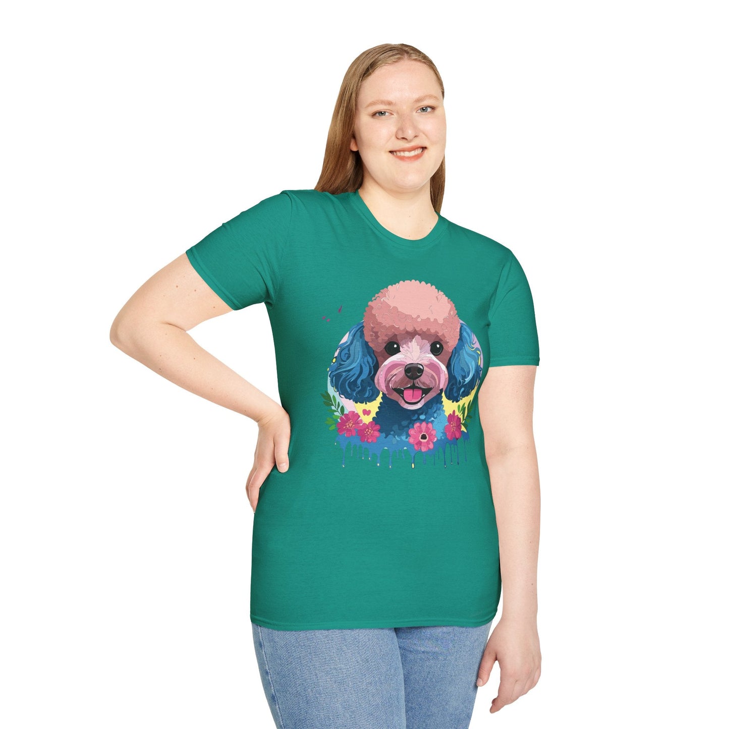 Dog Shirt Unisex Animal Tee Gildan Softstyle 64000 100 Percent Cotton