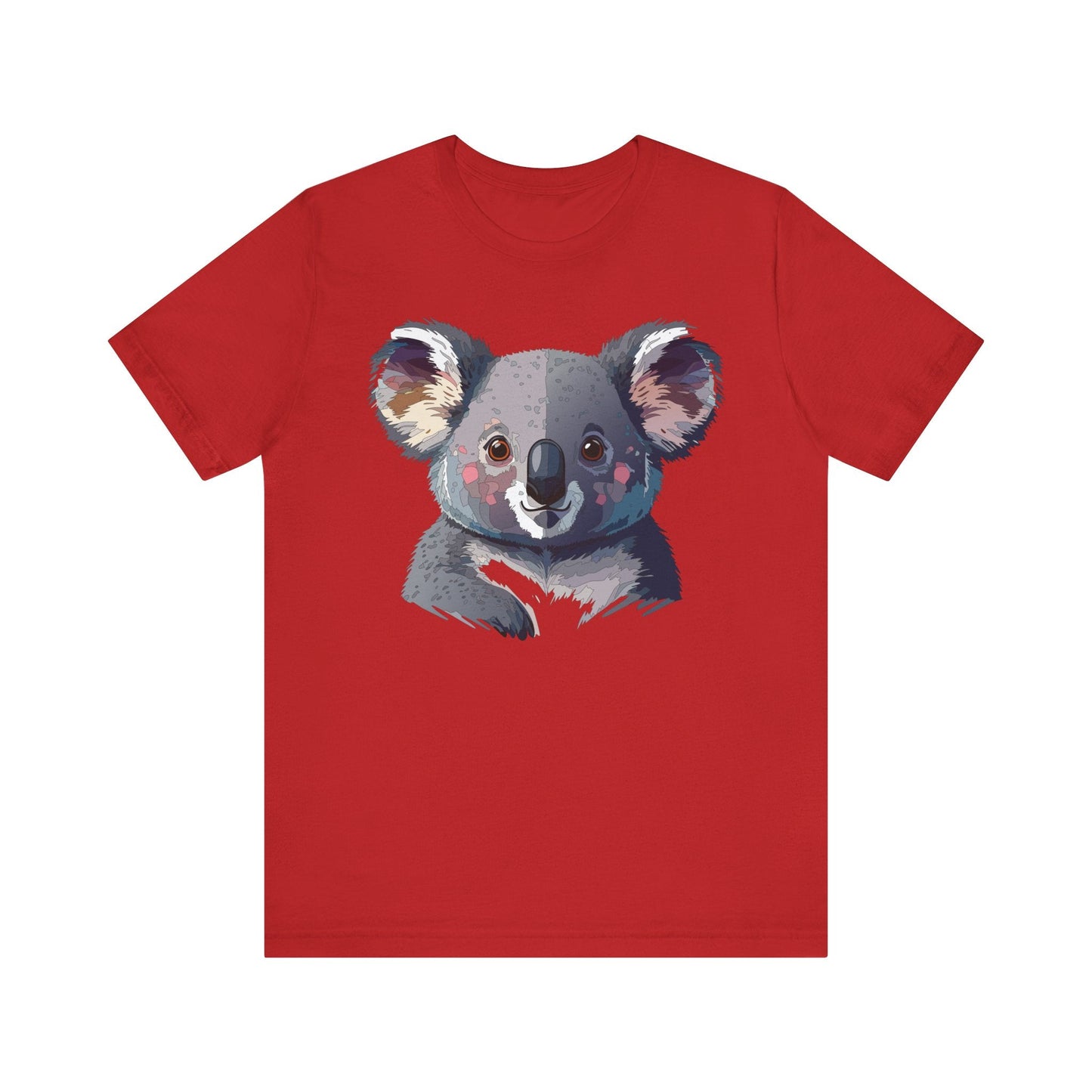 Unisex Animal Shirt With Animal Art Design Tee Wild Animals Short Sleeve Jersey Cotton