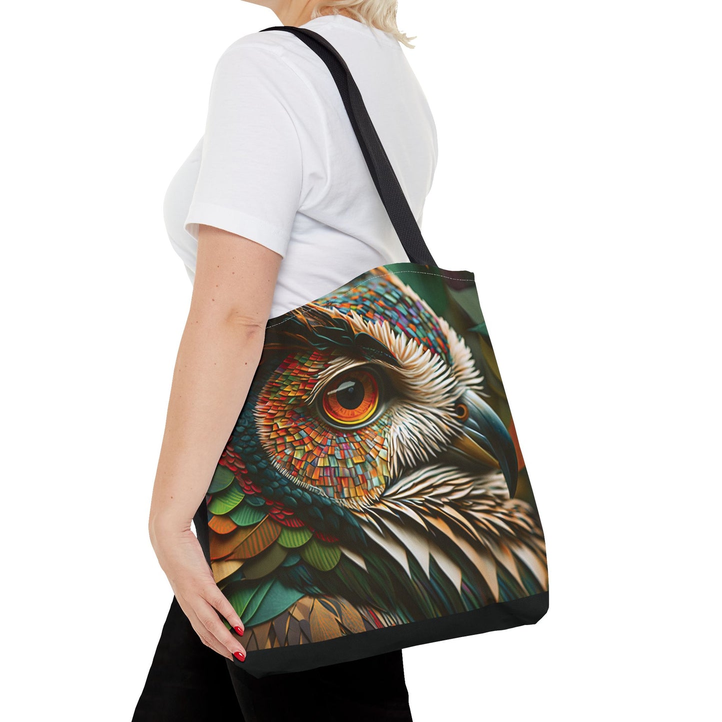 Bolsa de lona con estampados de animales 
