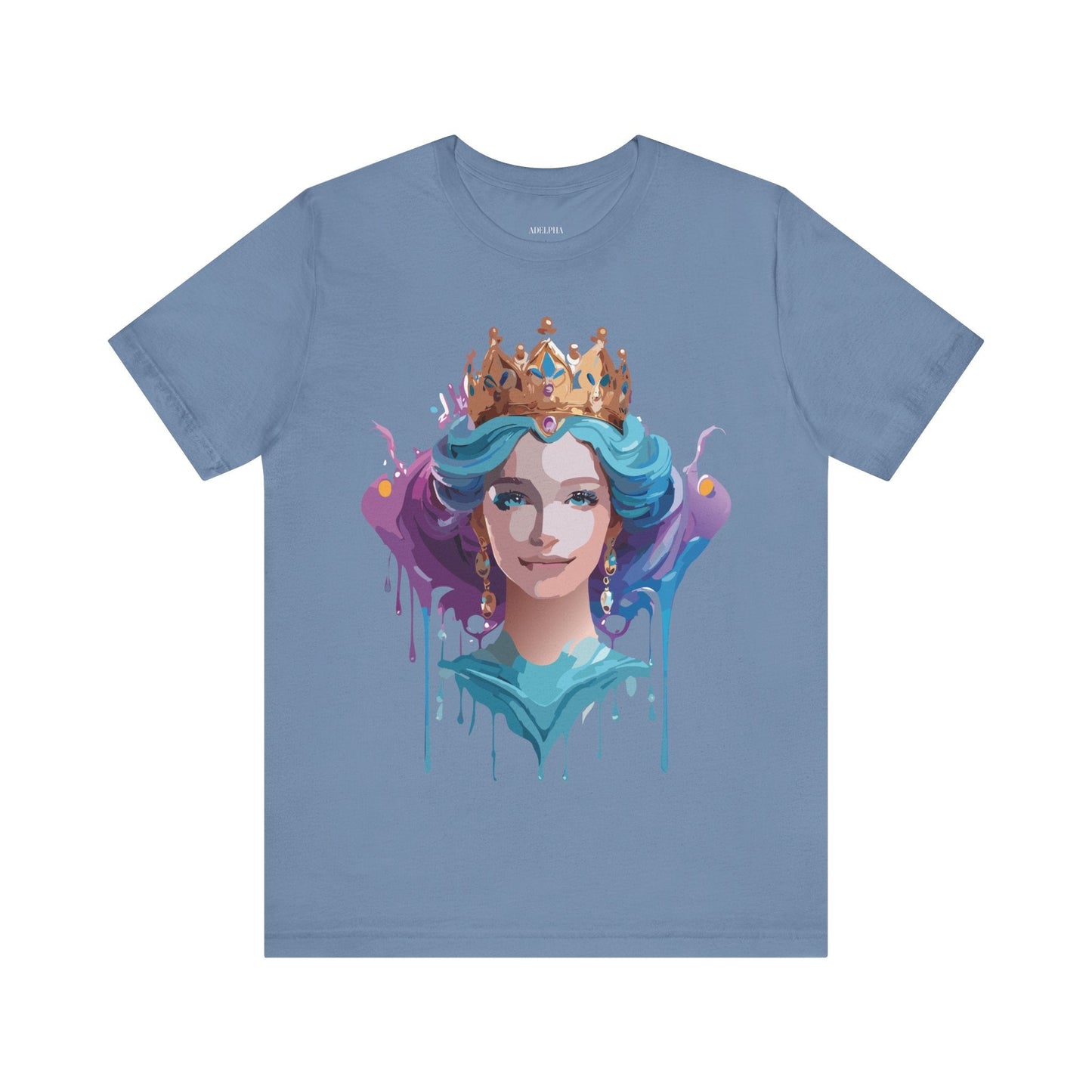 Queen Woman Portrait Graphic Unisex 100 Cotton Vintage Artwork Tee 1