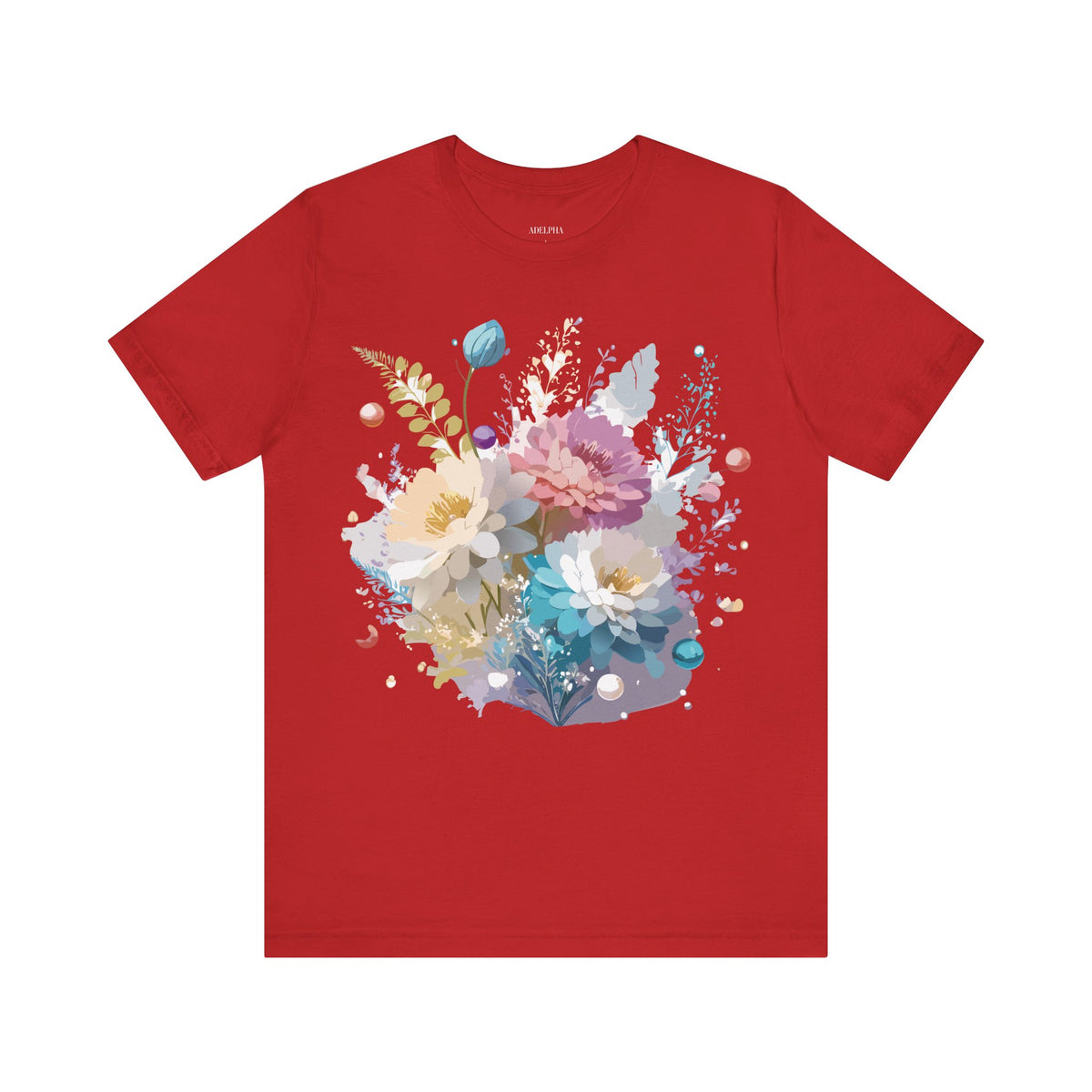 Floral Graphic Tee Shirt - Bella+Canvas Unisex 100 Cotton 7