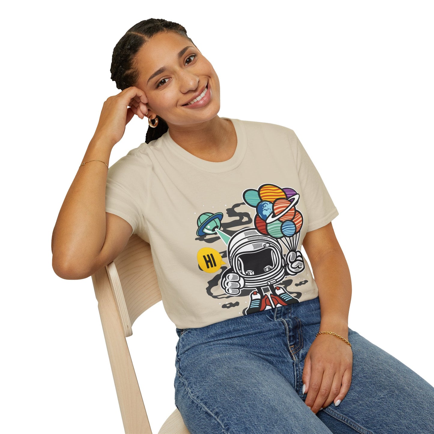 Cartoon T Shirt Animation Tee Funny Graphic Tee Gildan Softstyle 64000 Unisex Comfort