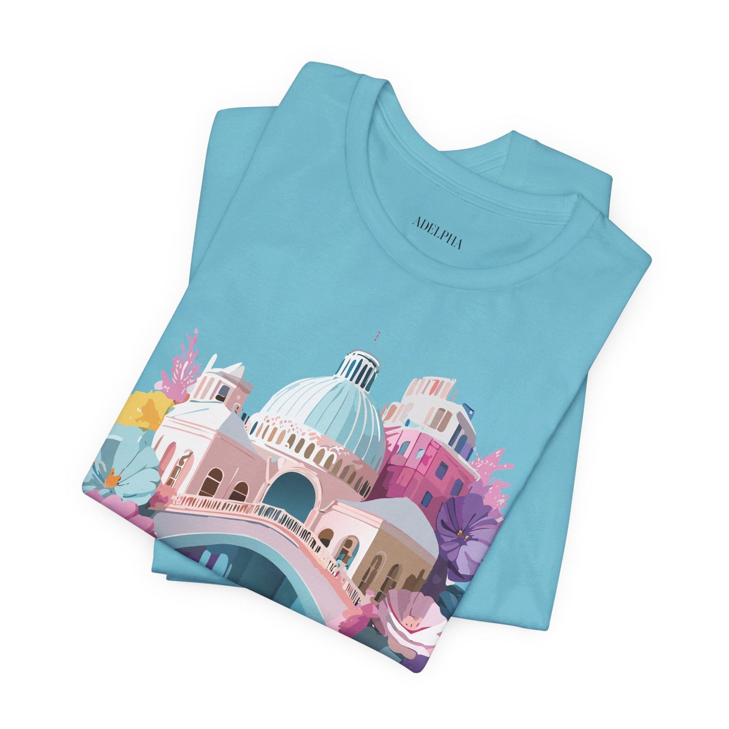 Venice Inspired Tourist Shirt Unisex Graphic Tee Adelpha Vintage Artwork Design Art