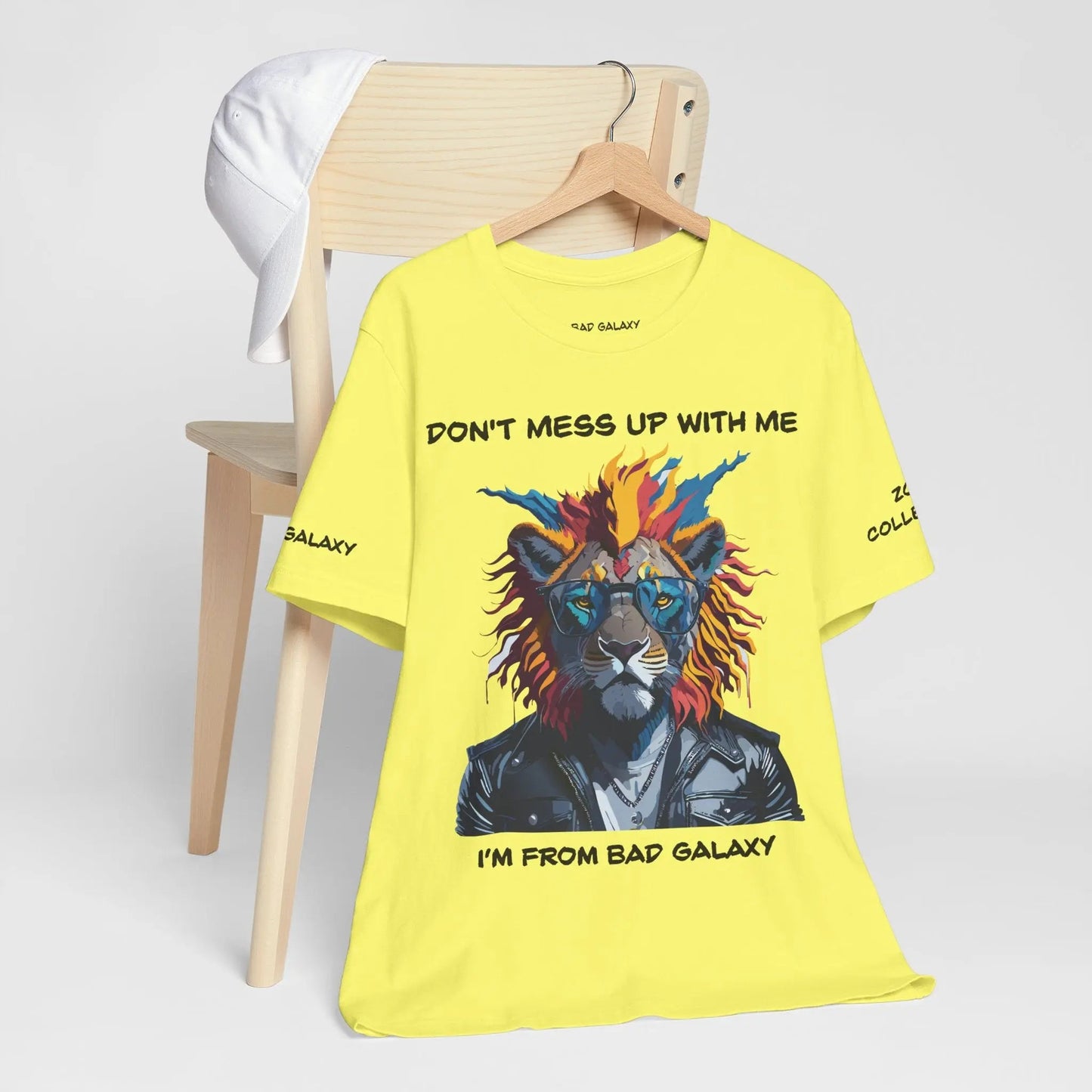 Animal T Shirt From Bad Galaxy Made To Order 100 Percent Cotton Eco Friendly Ink Free Shipping
