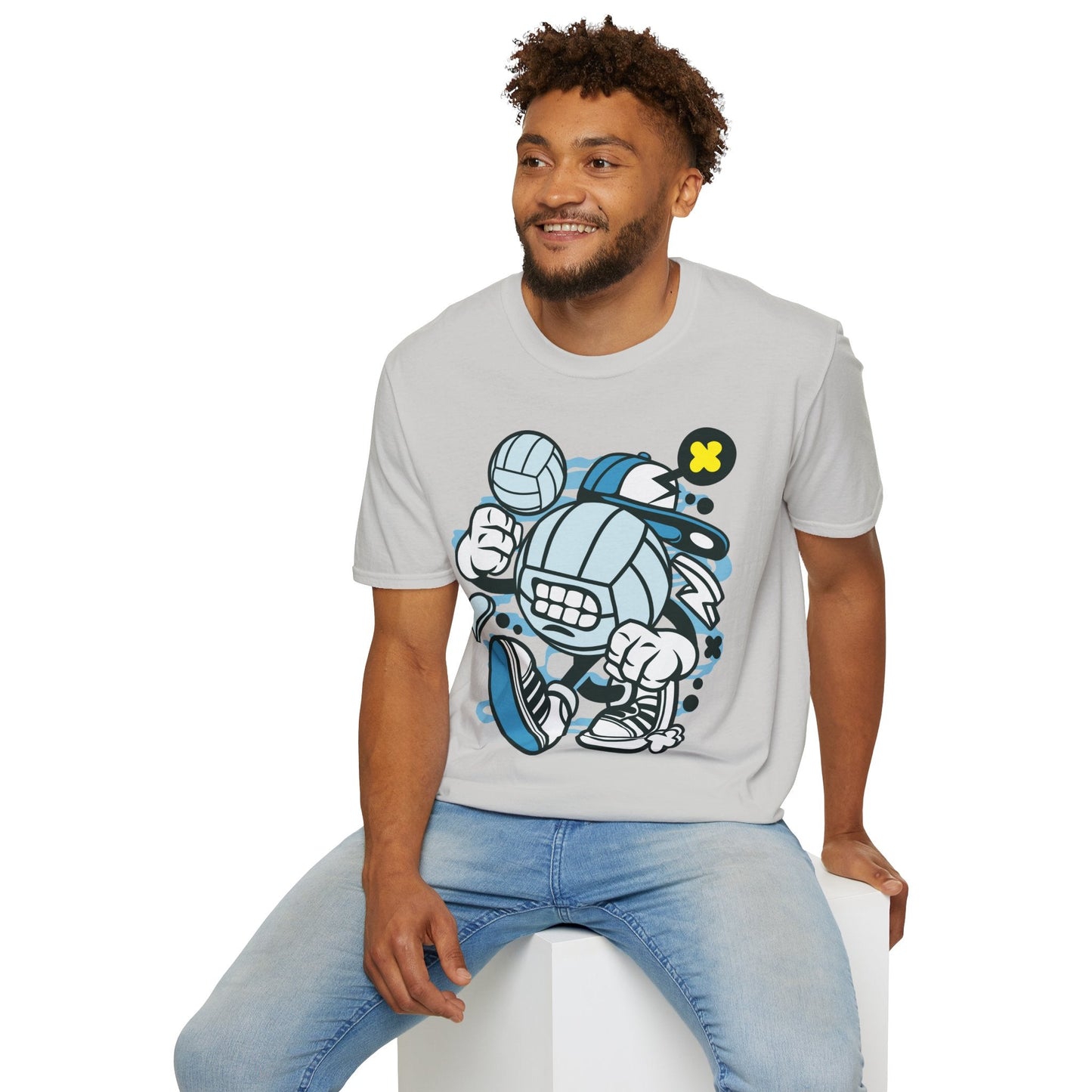 Unisex Cartoon T Shirt Animation Tee Funny Design Gildan Softstyle 64000 100 Percent Cotton