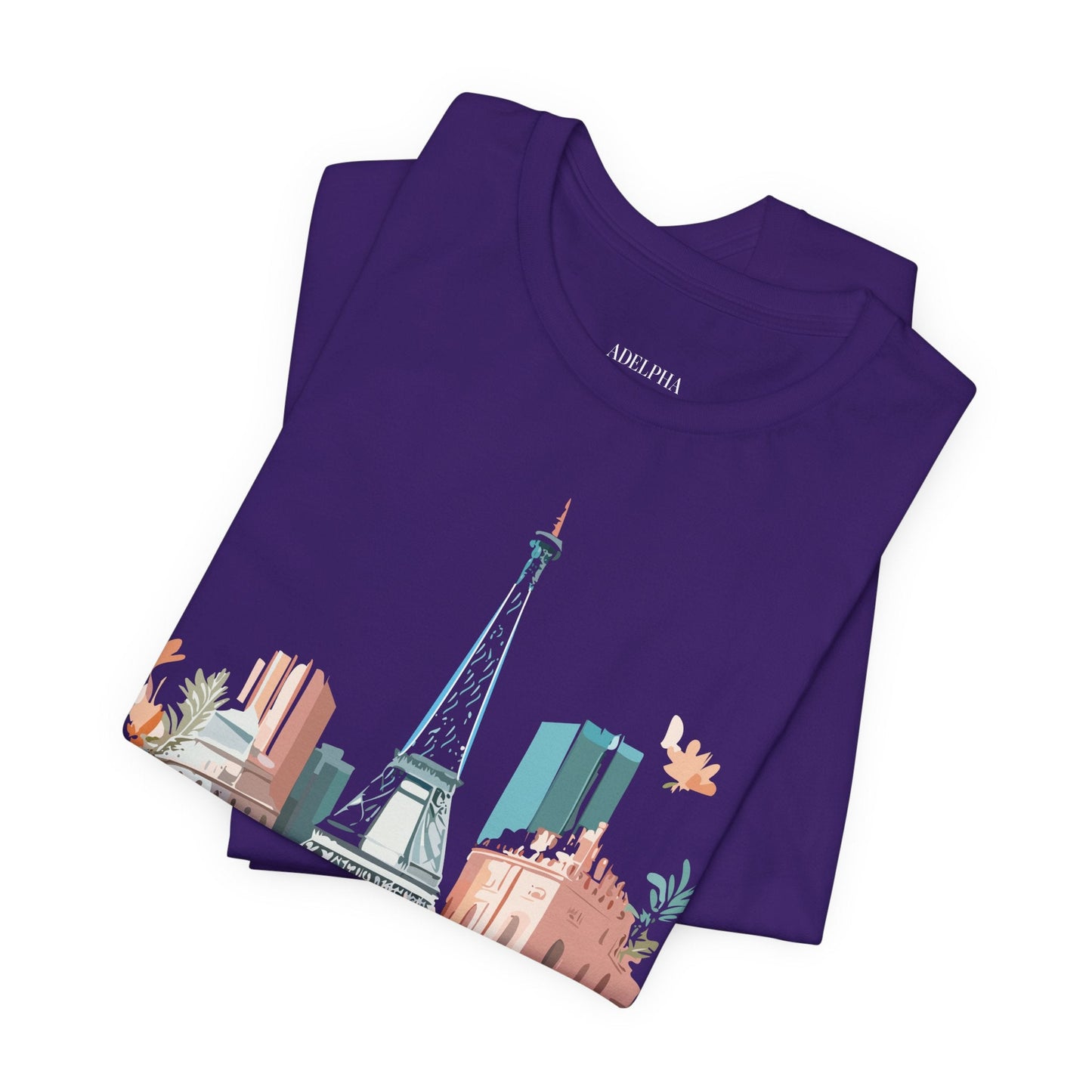 Paris Tourist Shirt Unisex Graphic Tee With Vintage Inspired Artwork By Adelpha Collection