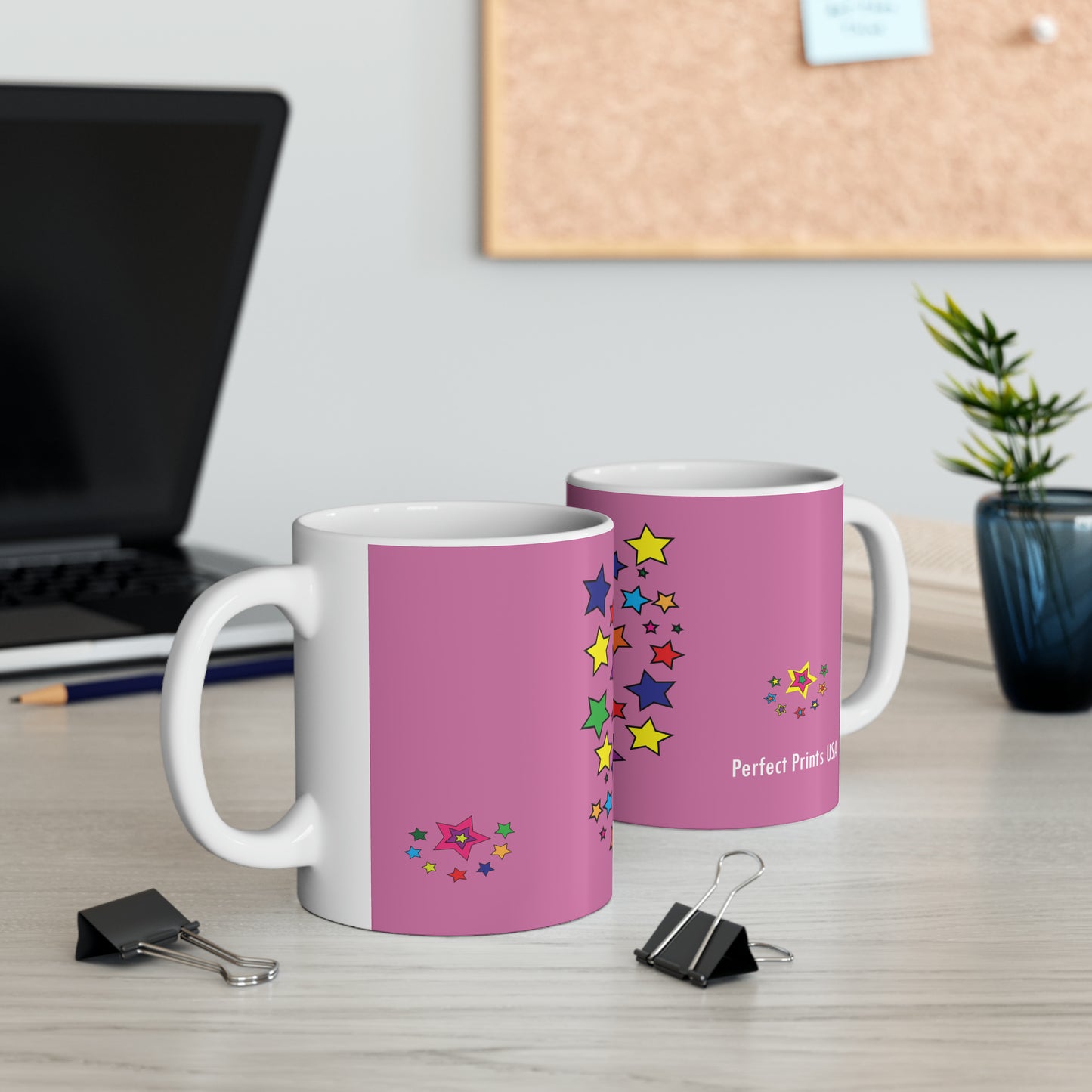 Coffee & Tea Mug with Stars print