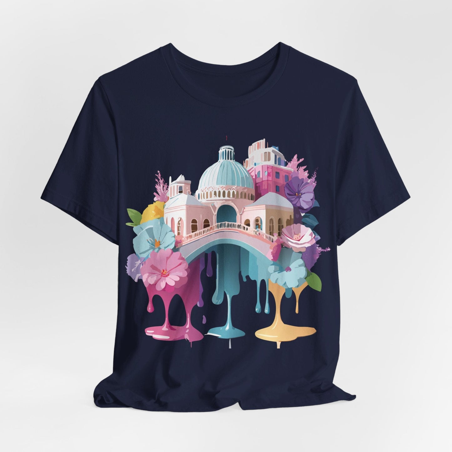 Venice Tourist Graphic Tee Unisex Jersey Short Sleeve Vintage Inspired Artwork Adelpha