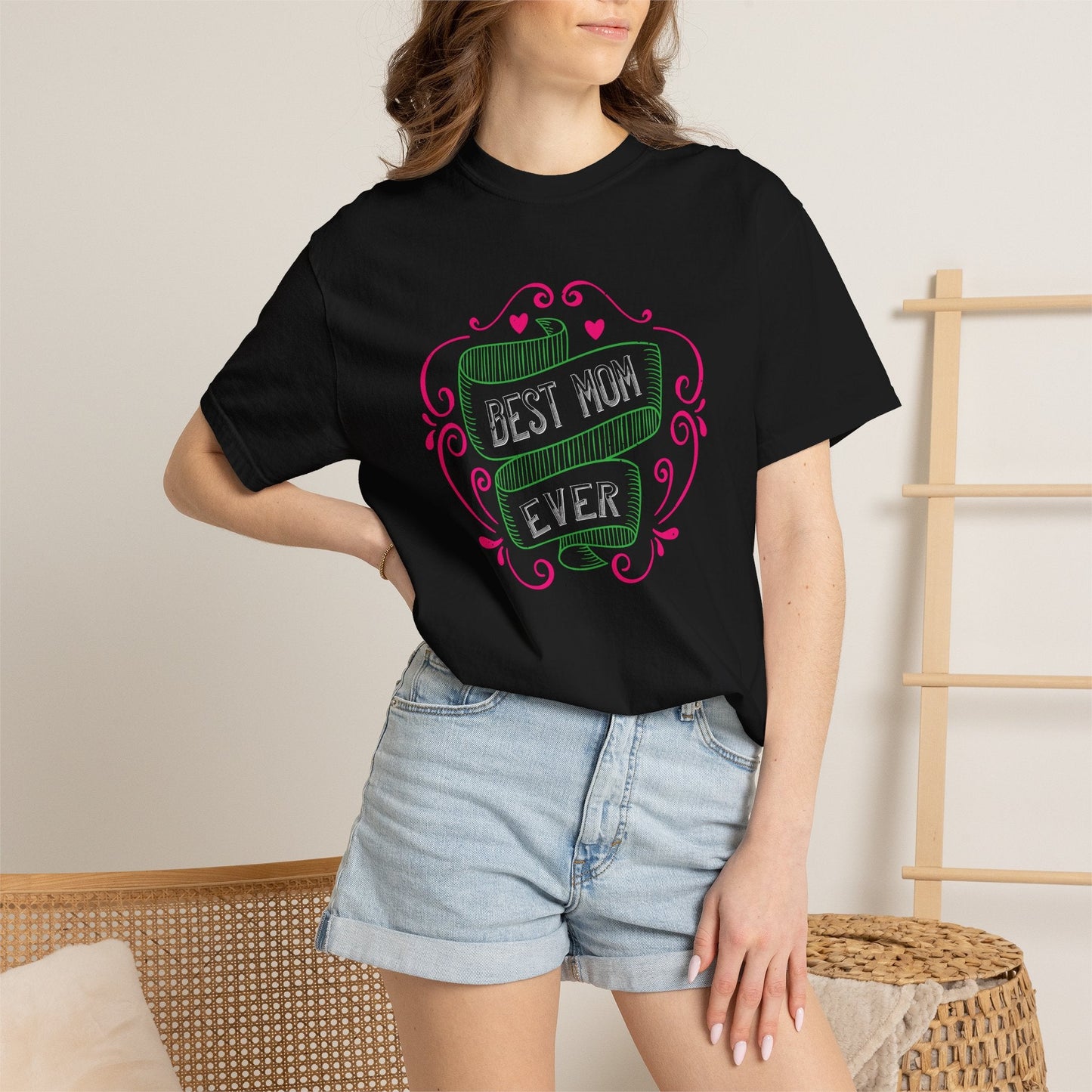Mom T-shirt Mother Day Mama Tee Unisex Comfort Colors Garment-Dyed Cotton h64