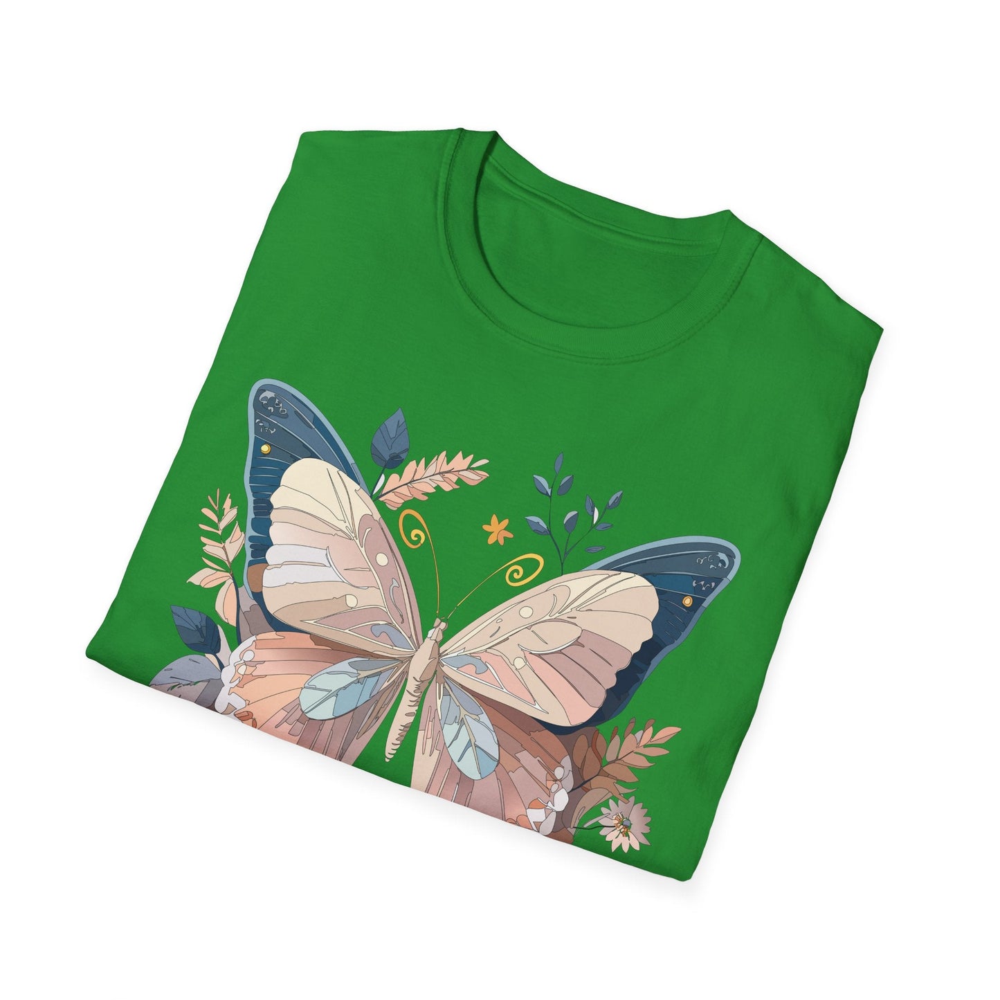 Monarch Butterfly Shirt Unisex Softstyle T Shirt 100 Percent Ring Spun Cotton Gildan 64000