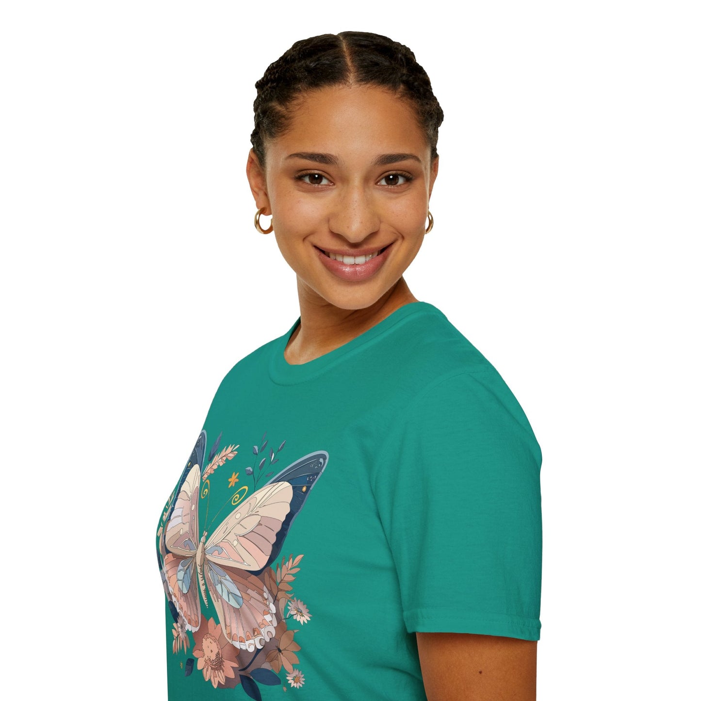 Monarch Butterfly Shirt Unisex Softstyle T Shirt 100 Percent Ring Spun Cotton Gildan 64000