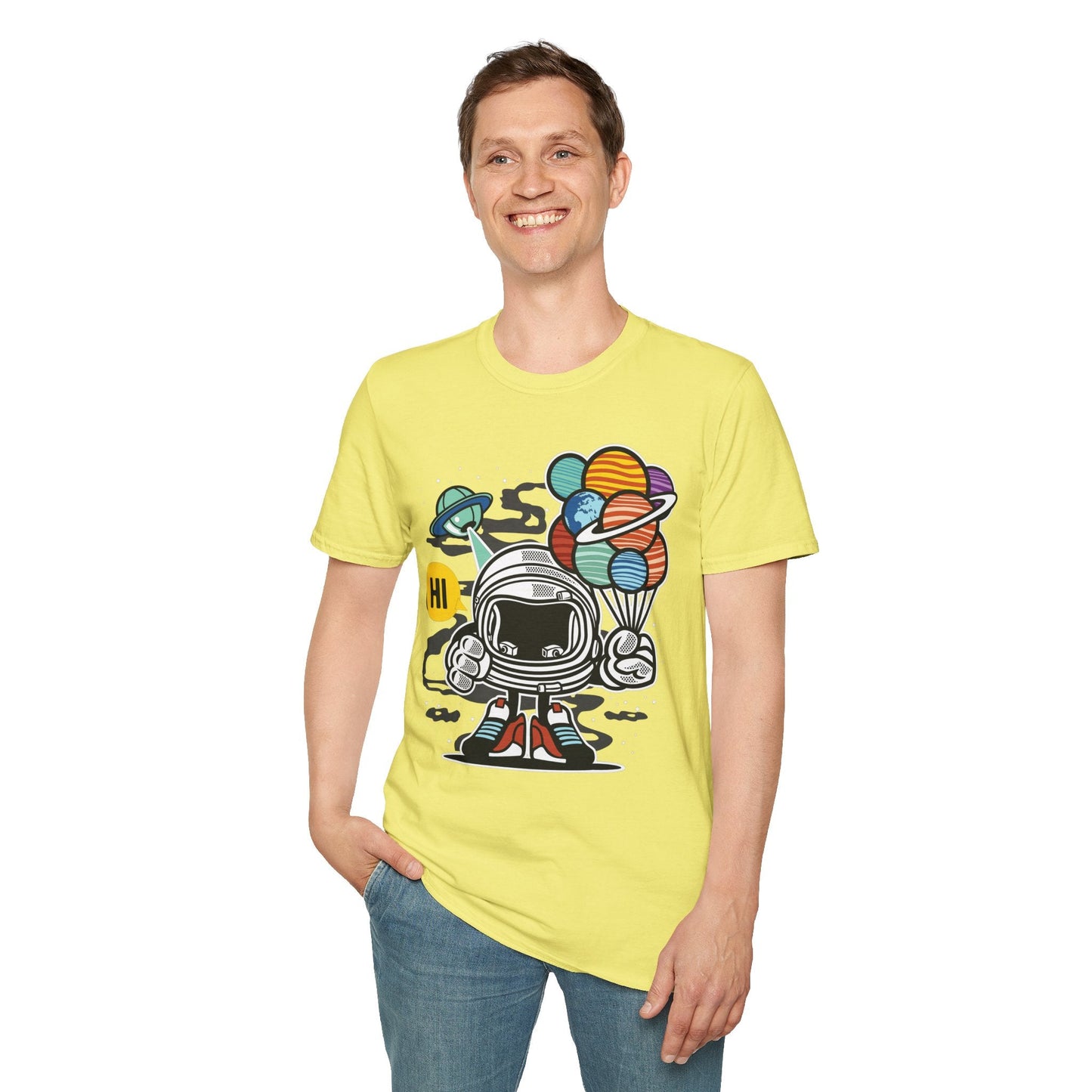 Cartoon T Shirt Animation Tee Funny Graphic Tee Gildan Softstyle 64000 Unisex Comfort