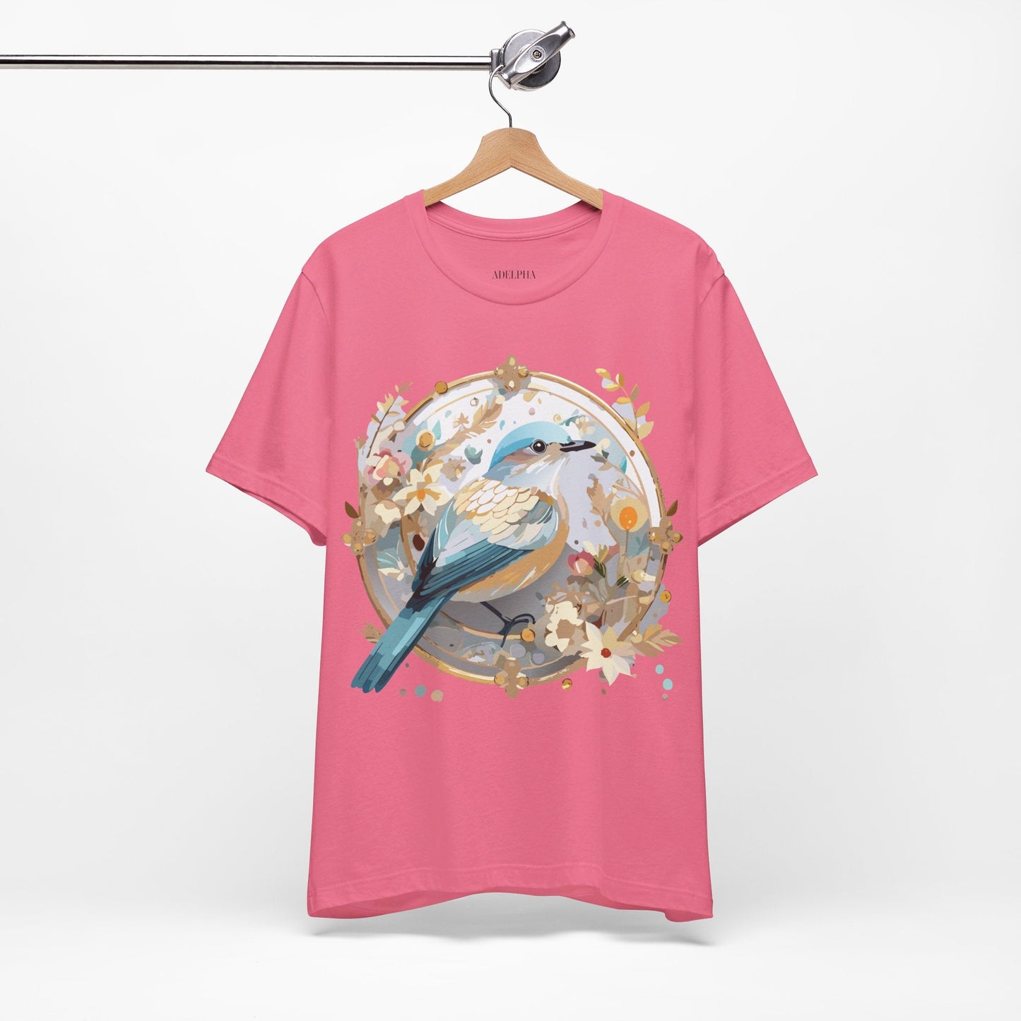 Adelpha Medallion Graphic T Shirt Unisex Short Sleeve Vintage Inspired Art Design