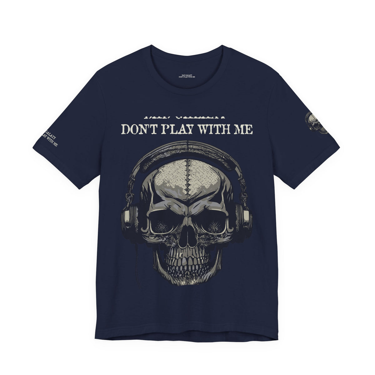 Skull Rock Graphic Unisex Cotton Bella+Canvas Tee with Art Design b46