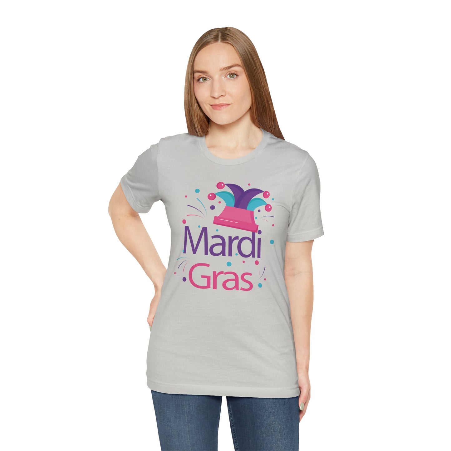 Tee-shirt en coton unisexe pour Mardi Gras