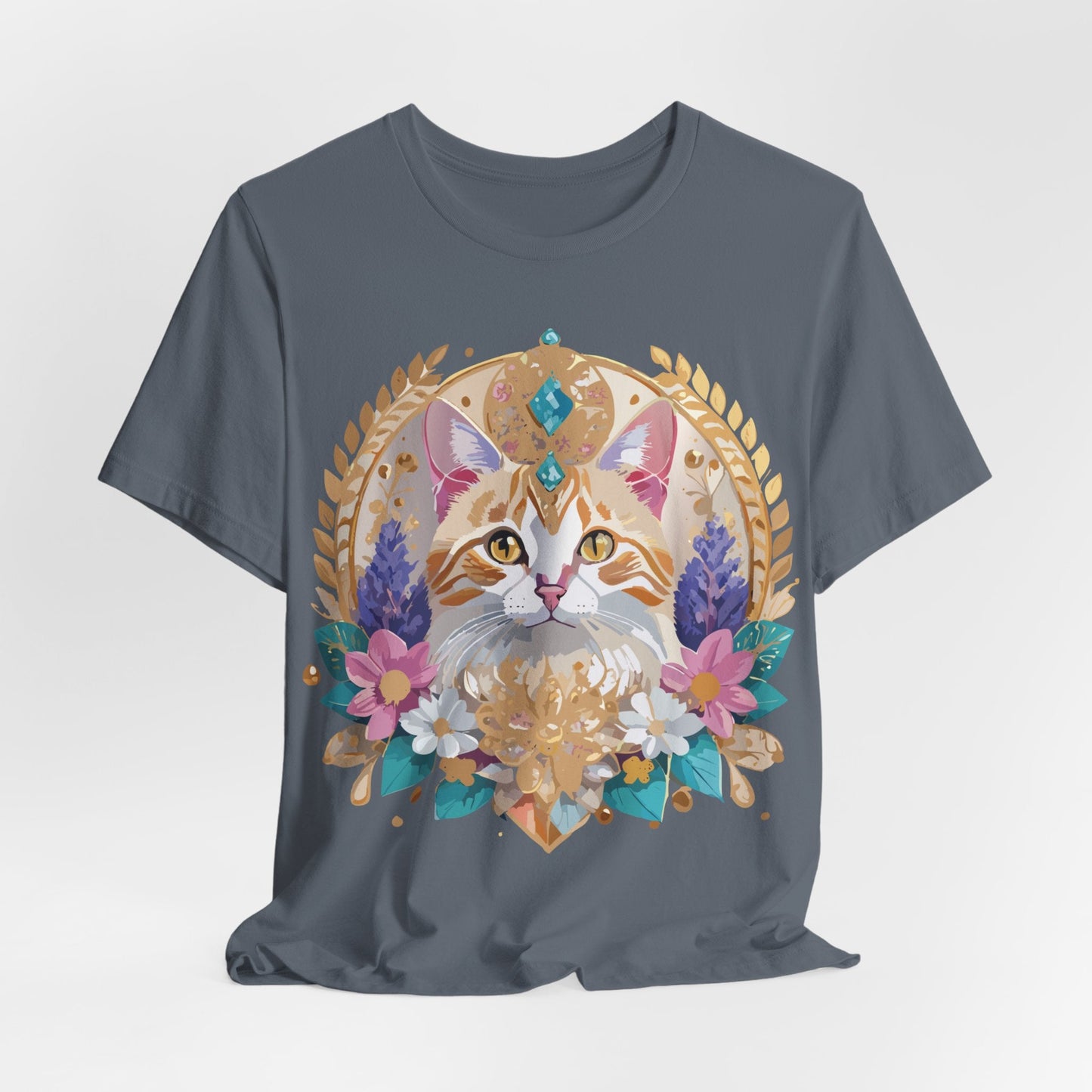 Medallion Graphic Unisex 100 Cotton Vintage Animal Medal Artwork Tee 10
