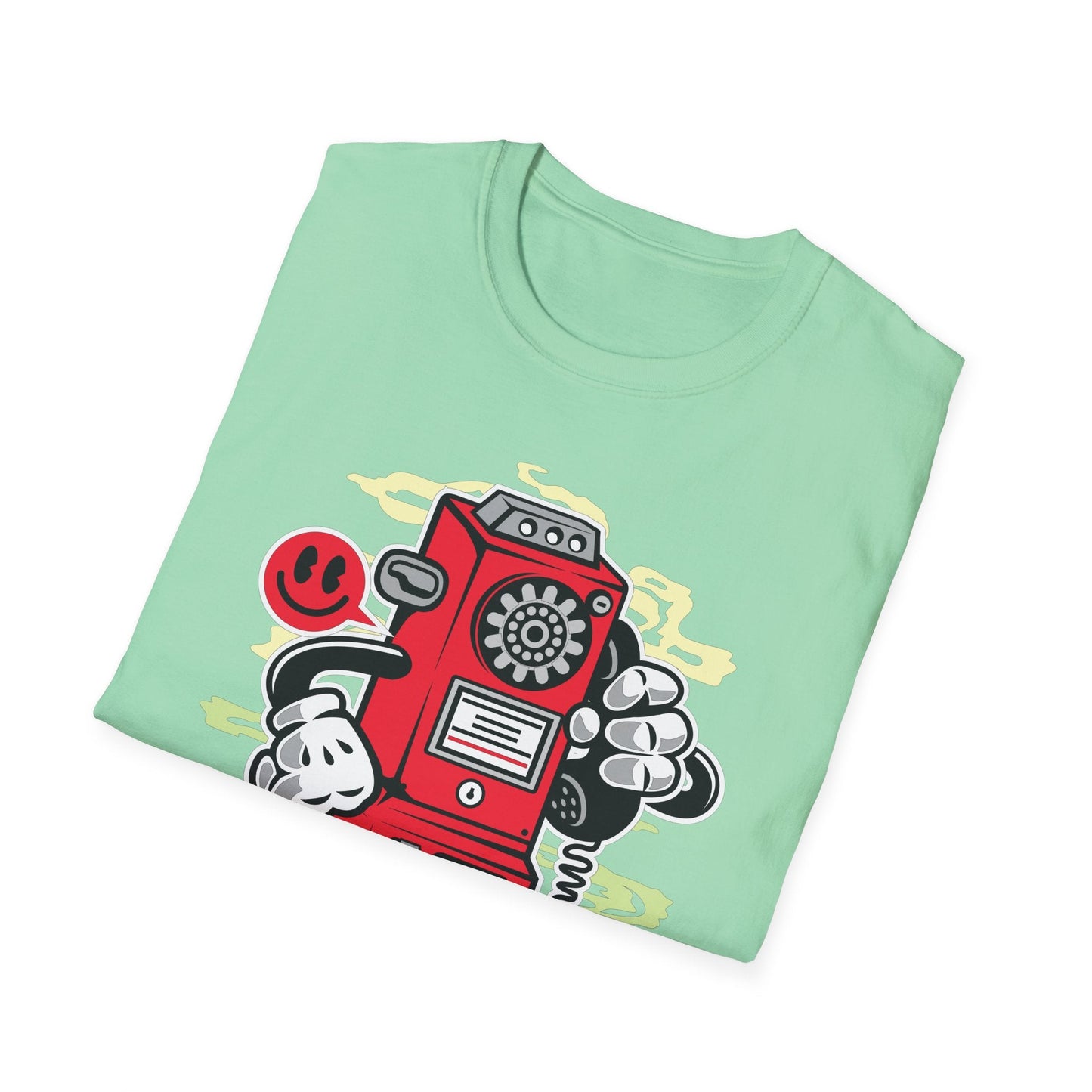 Cartoon T Shirt Animation T Shirt Funny Graphic Tee Softstyle 64000 Unisex Short Sleeve