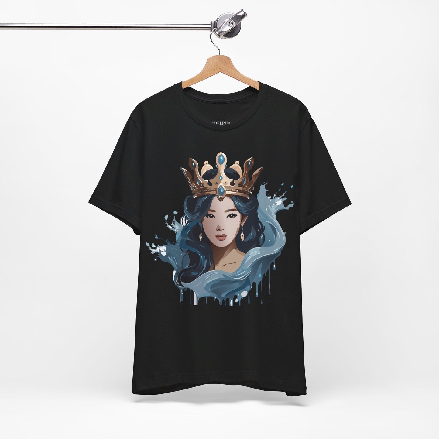 Queen Graphic Tee Unisex Vintage Inspired Art Design Shirt By Adelpha Jersey Short Sleeve