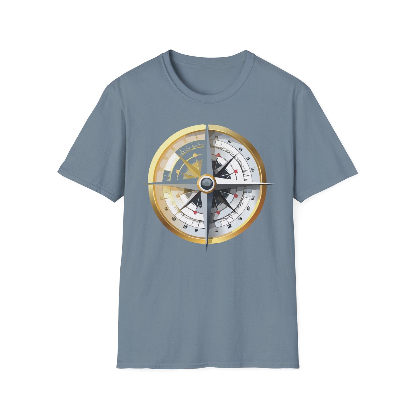 Compass Navigator Graphic Tee Unisex 100 Cotton 14