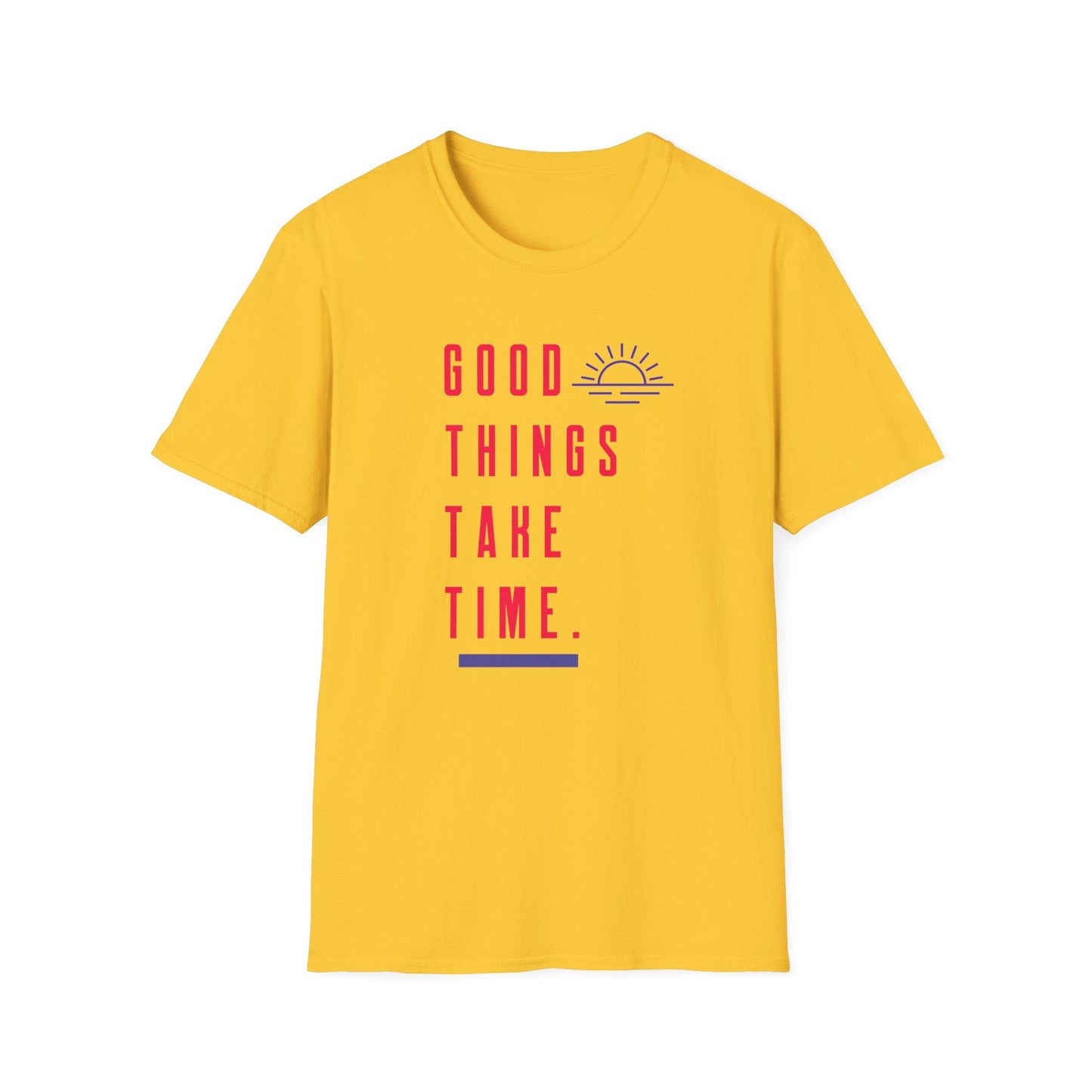 Positive Slogan T Shirt Unisex Gildan Softstyle 64000 Ring Spun Cotton Tee With Positive Words